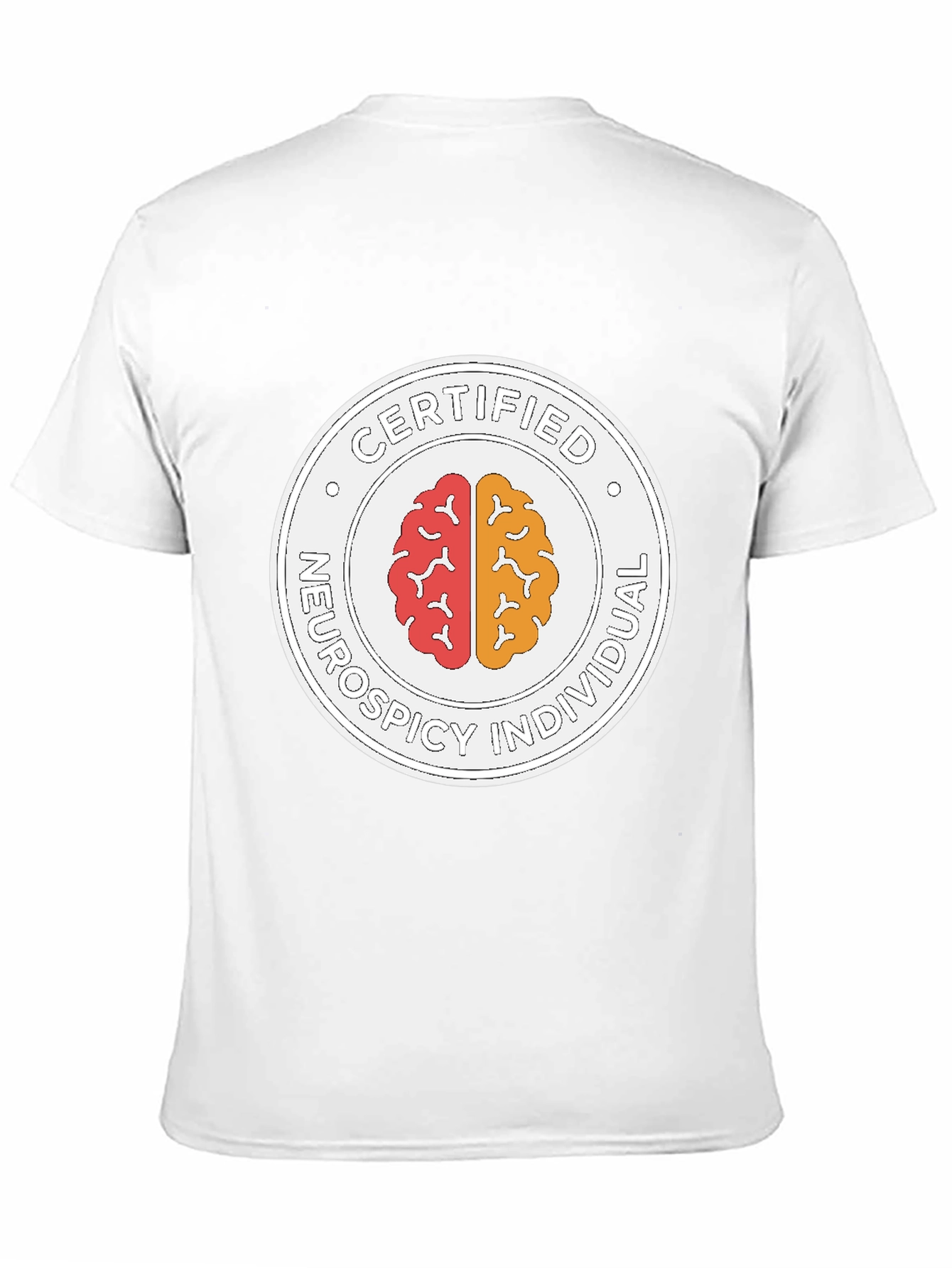 Certified Neurospicy Individual Black T-Shirt