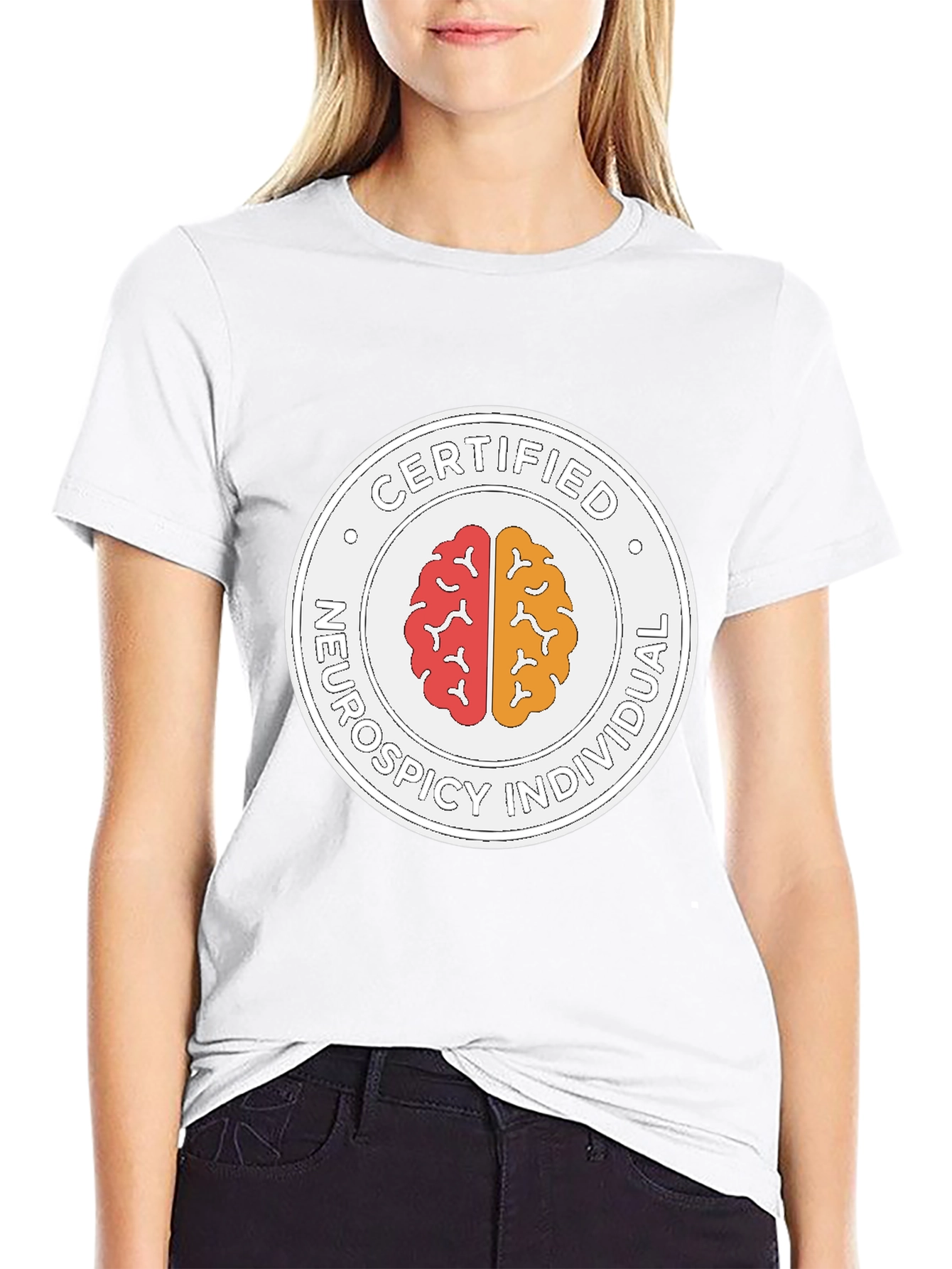 Certified Neurospicy Individual Black T-Shirt