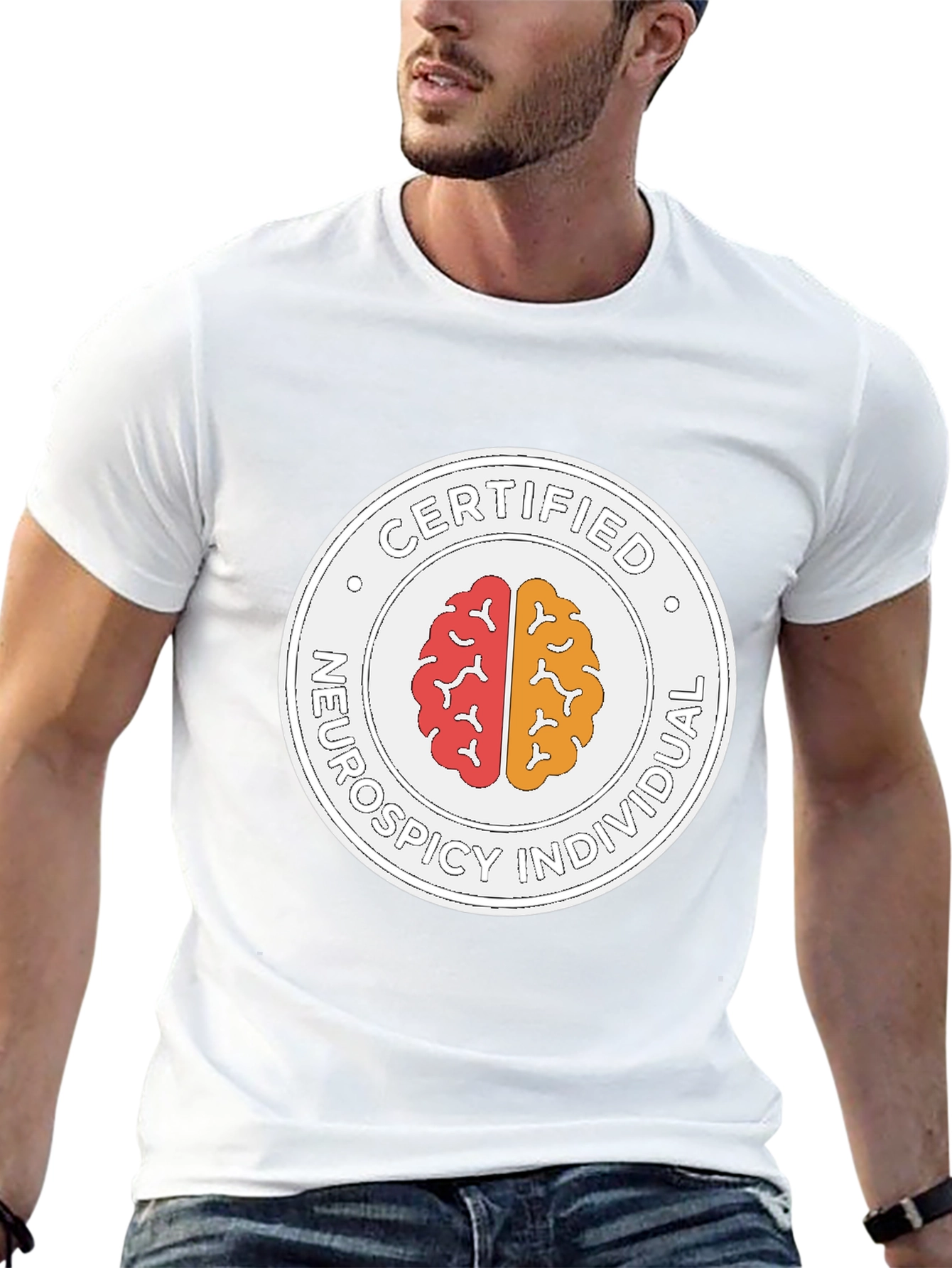 Certified Neurospicy Individual Black T-Shirt