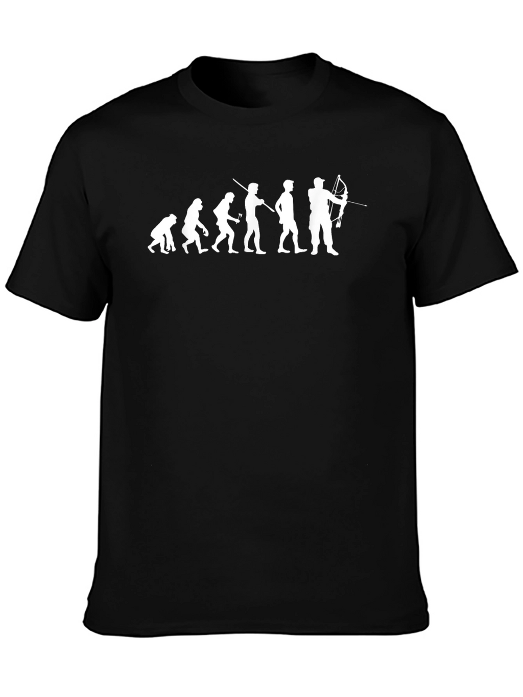 Archer Evolution T-Shirt - Black Cotton Tee