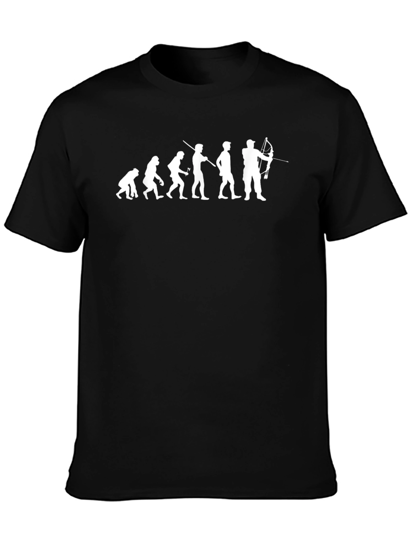 Archer Evolution T-Shirt - Black Cotton Tee