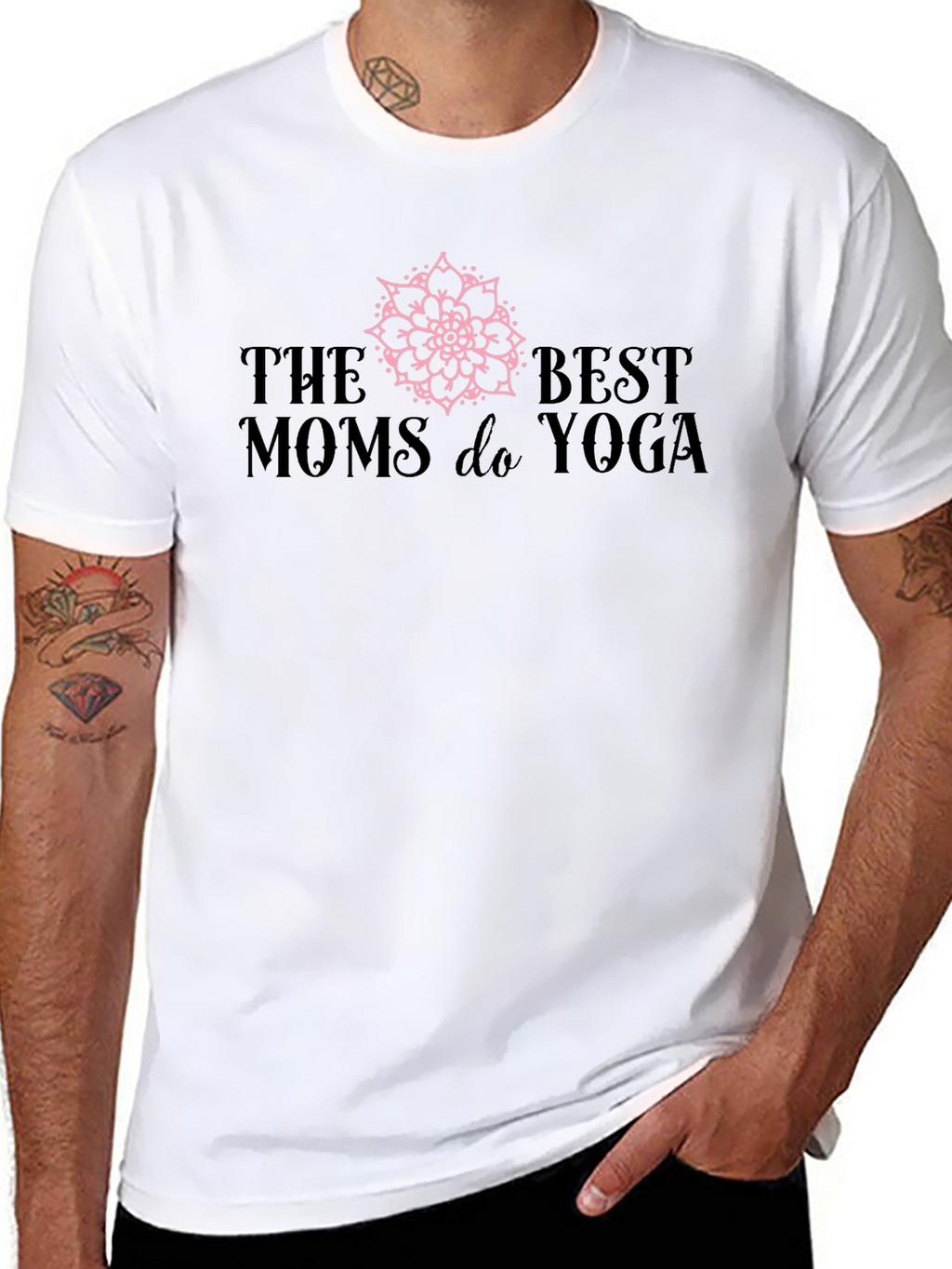 Best Moms do Yoga Graphic T-Shirt