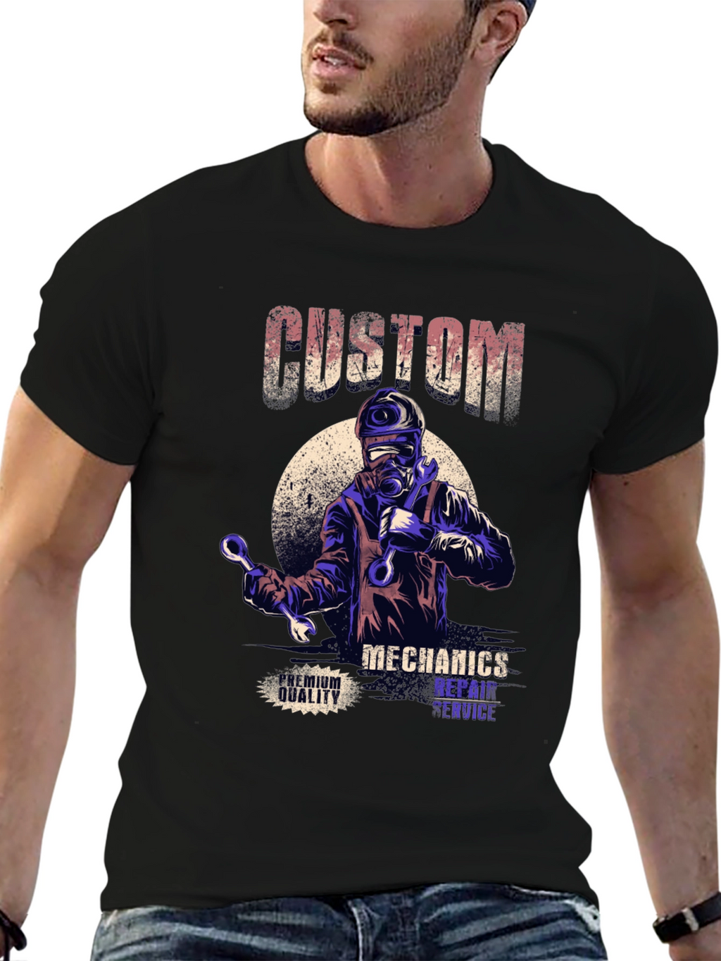 Custom Mechanics Repair Service T-Shirt