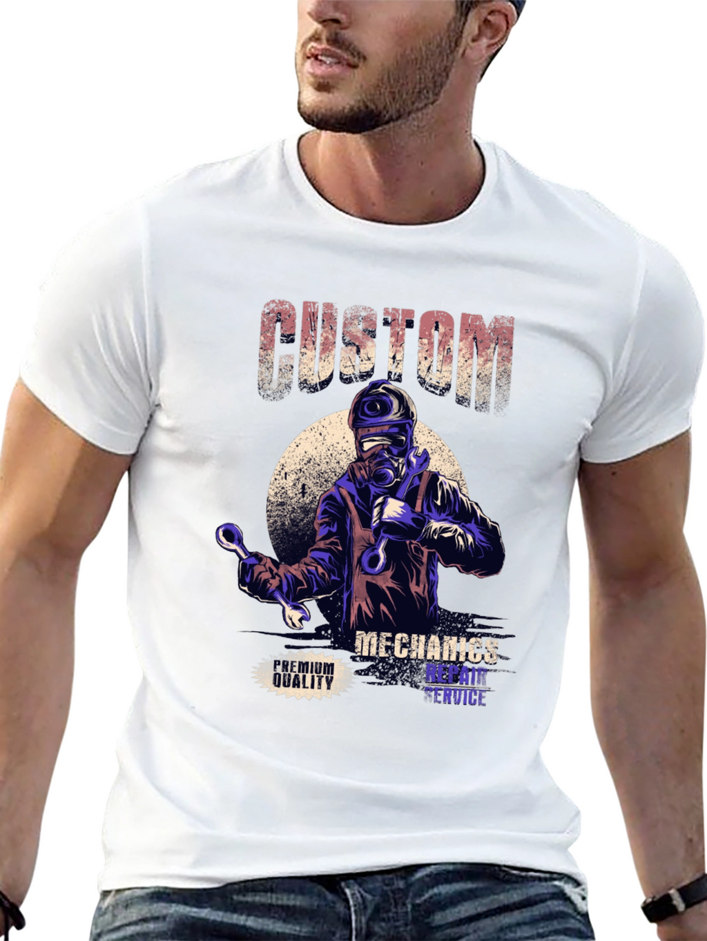 Custom Mechanics Repair Service T-Shirt