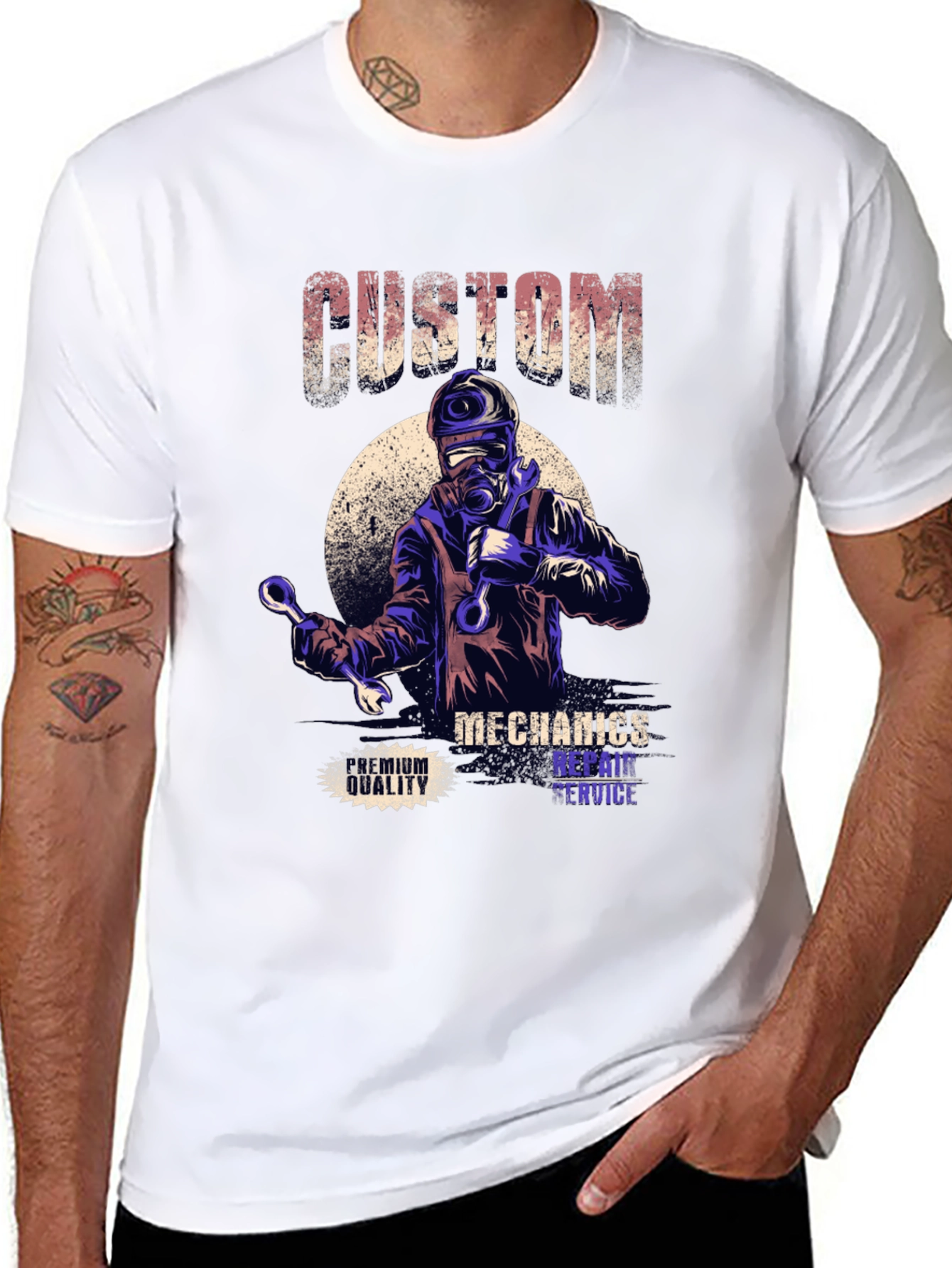Custom Mechanics Repair Service T-Shirt