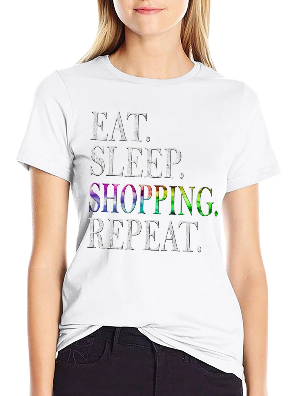 Eat Sleep Shopping Repeat T-Shirt