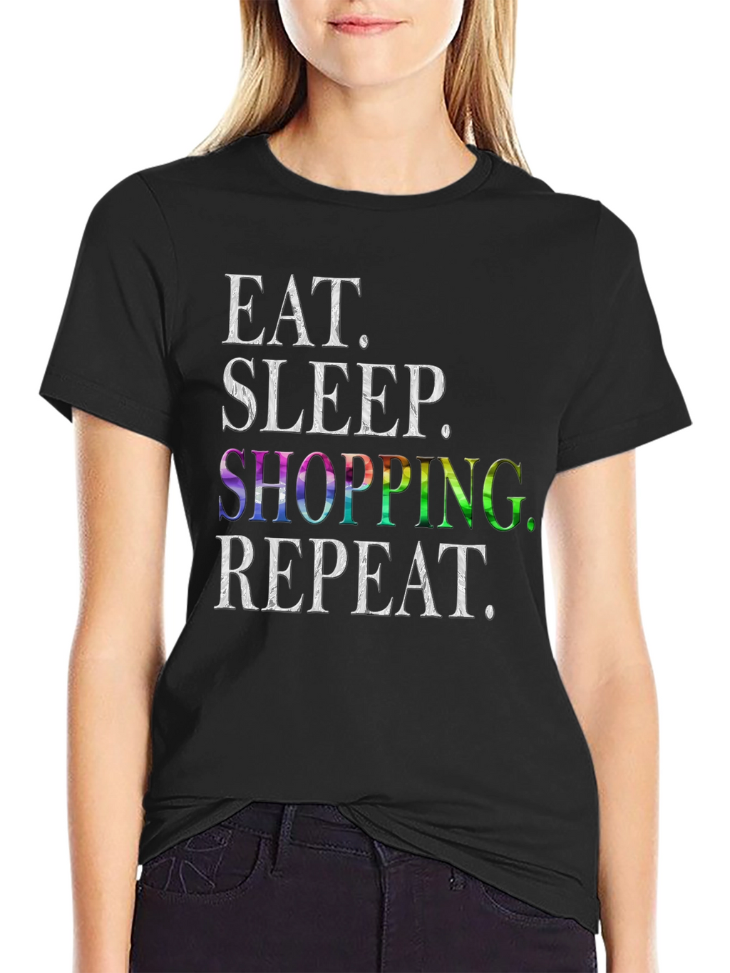 Eat Sleep Shopping Repeat T-Shirt