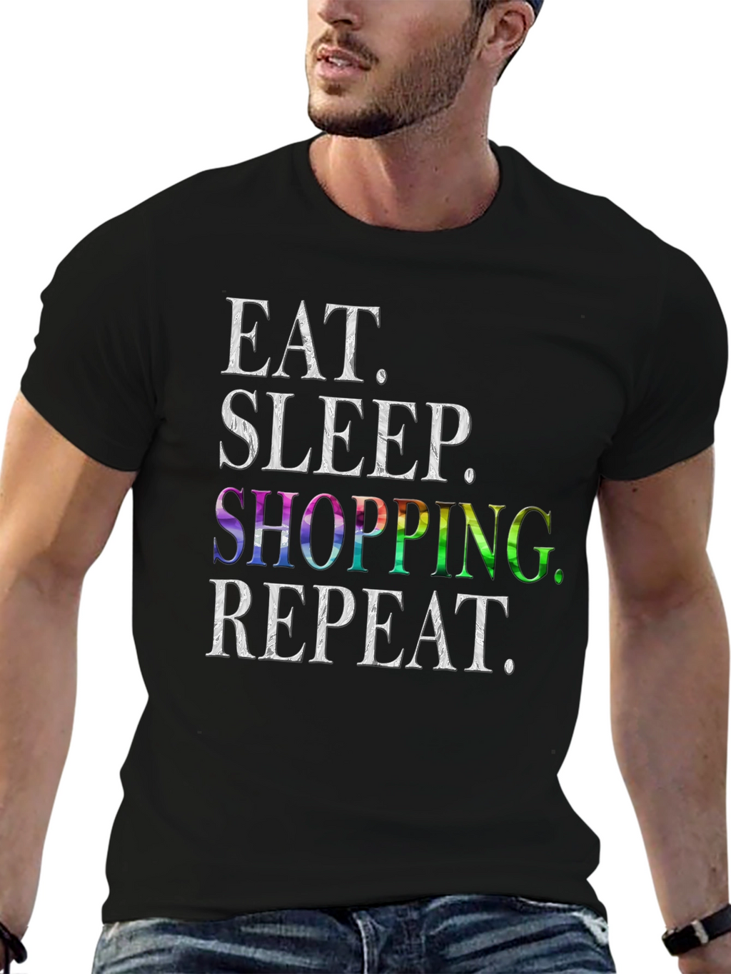 Eat Sleep Shopping Repeat T-Shirt