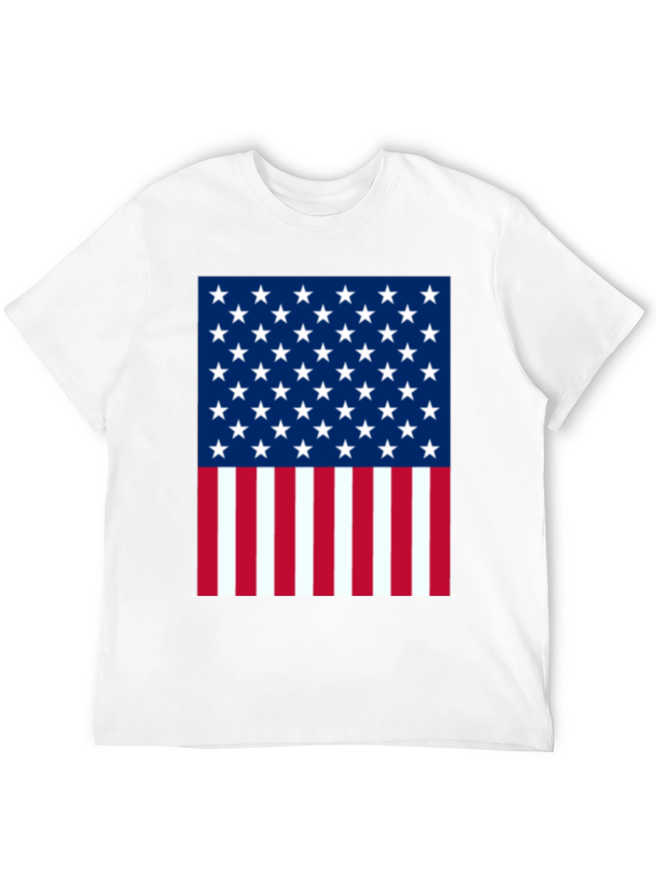 American Flag Graphic Tee - Patriotic Black T-Shirt