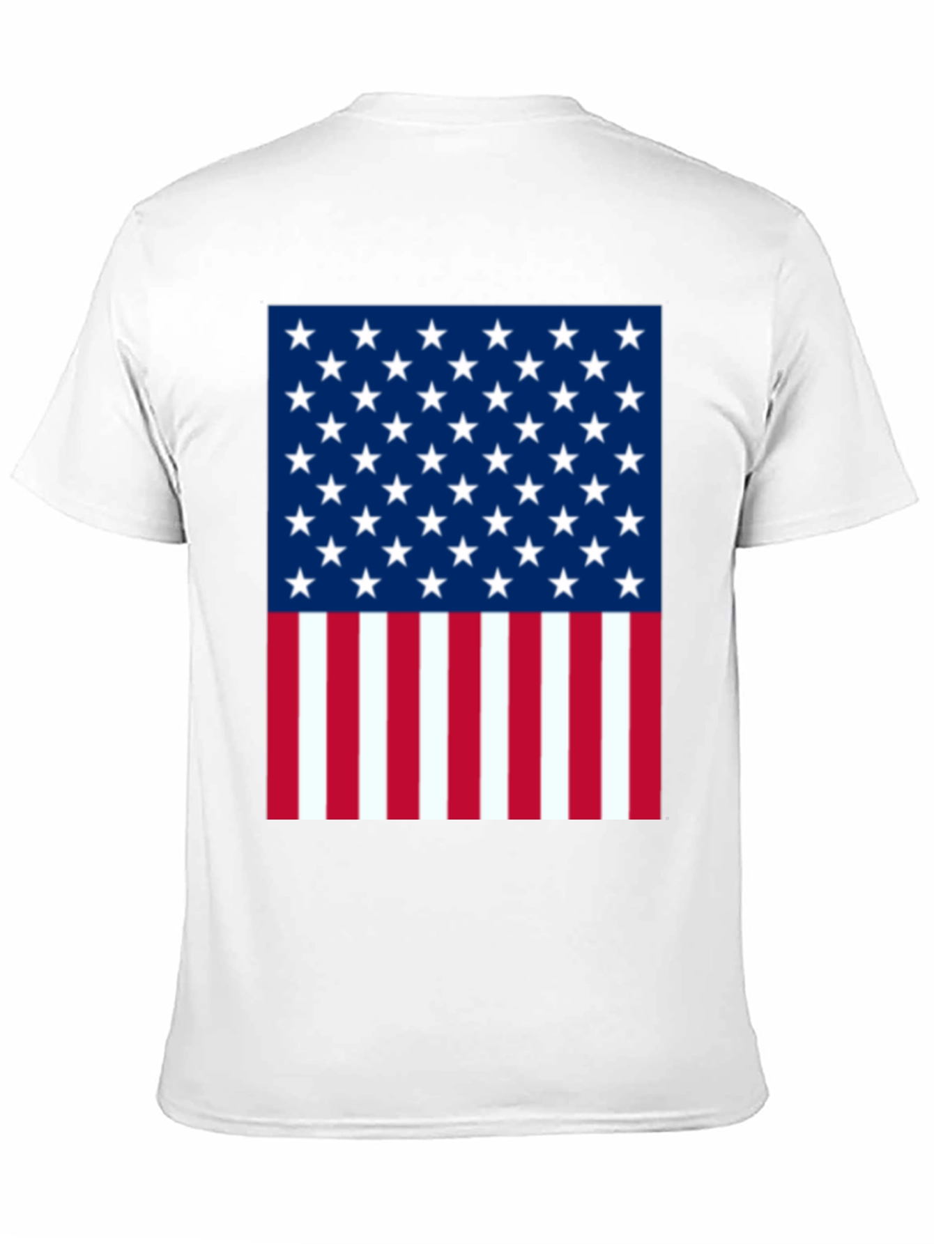American Flag Graphic Tee - Patriotic Black T-Shirt