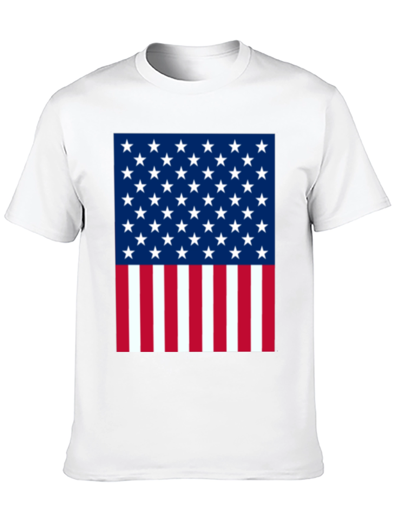 American Flag Graphic Tee - Patriotic Black T-Shirt