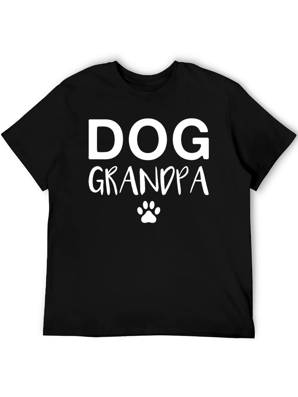 Dog Grandpa T-Shirt - Black Graphic Tee
