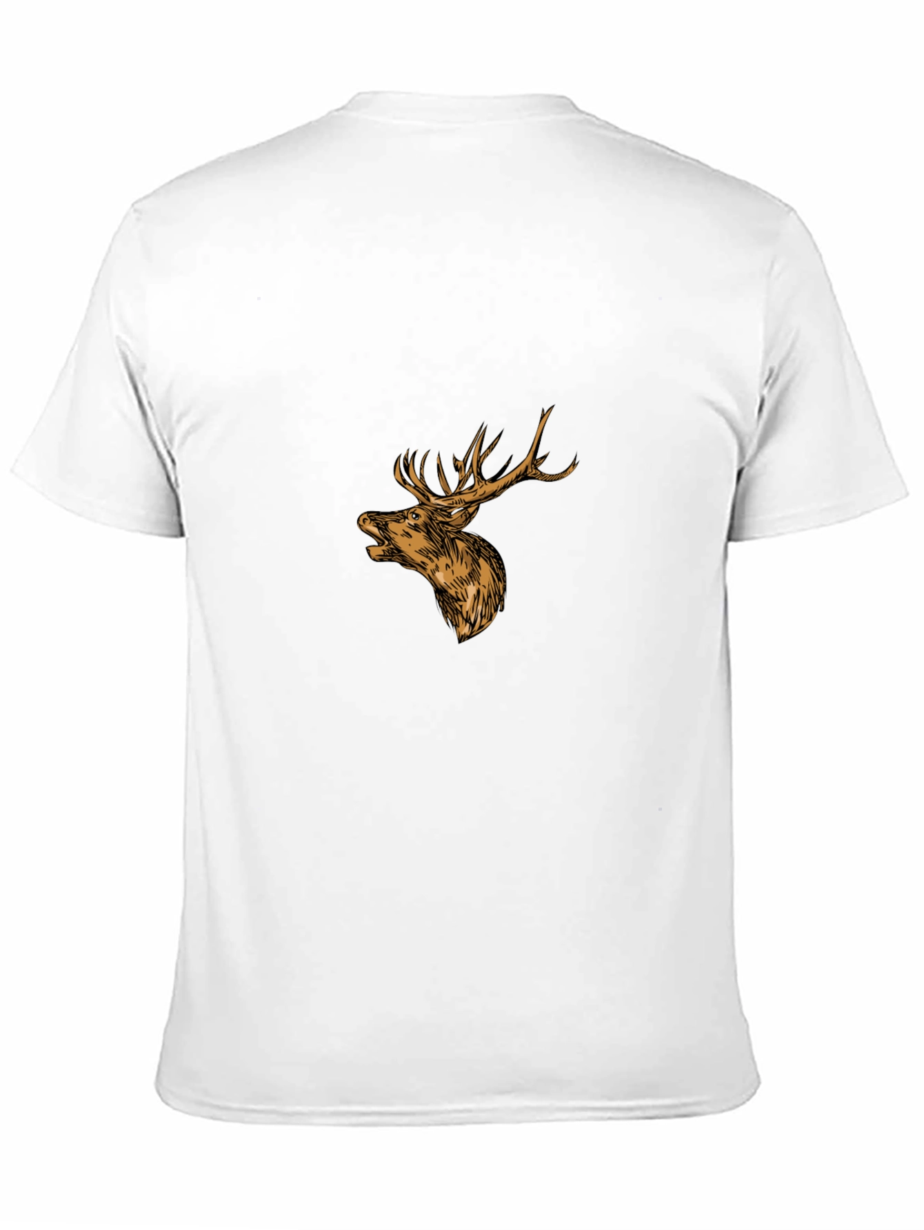 Black Deer Graphic Tee - Mens Casual Fashion