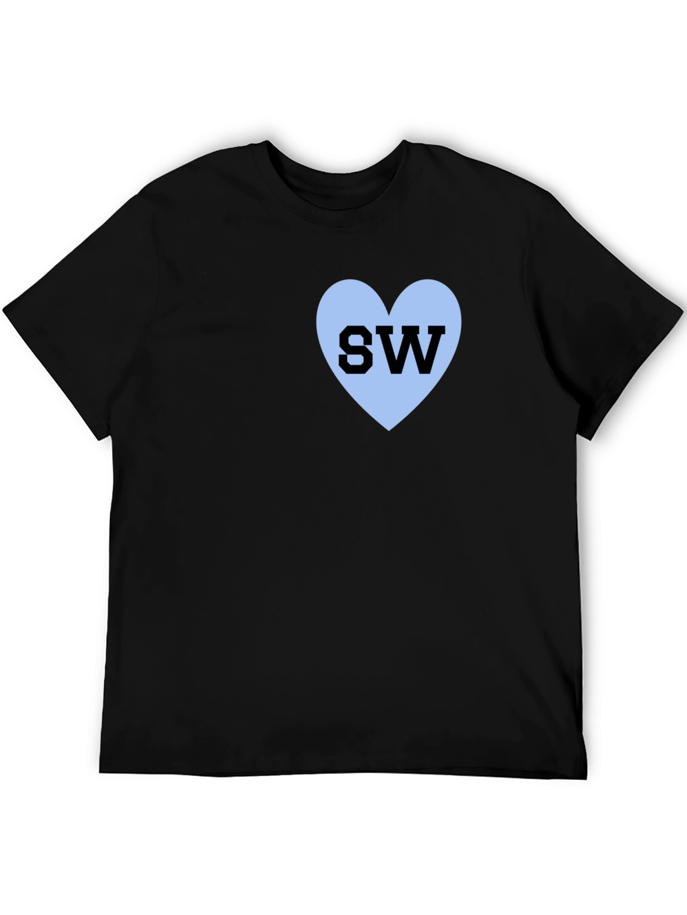 Black SW Heart T-Shirt