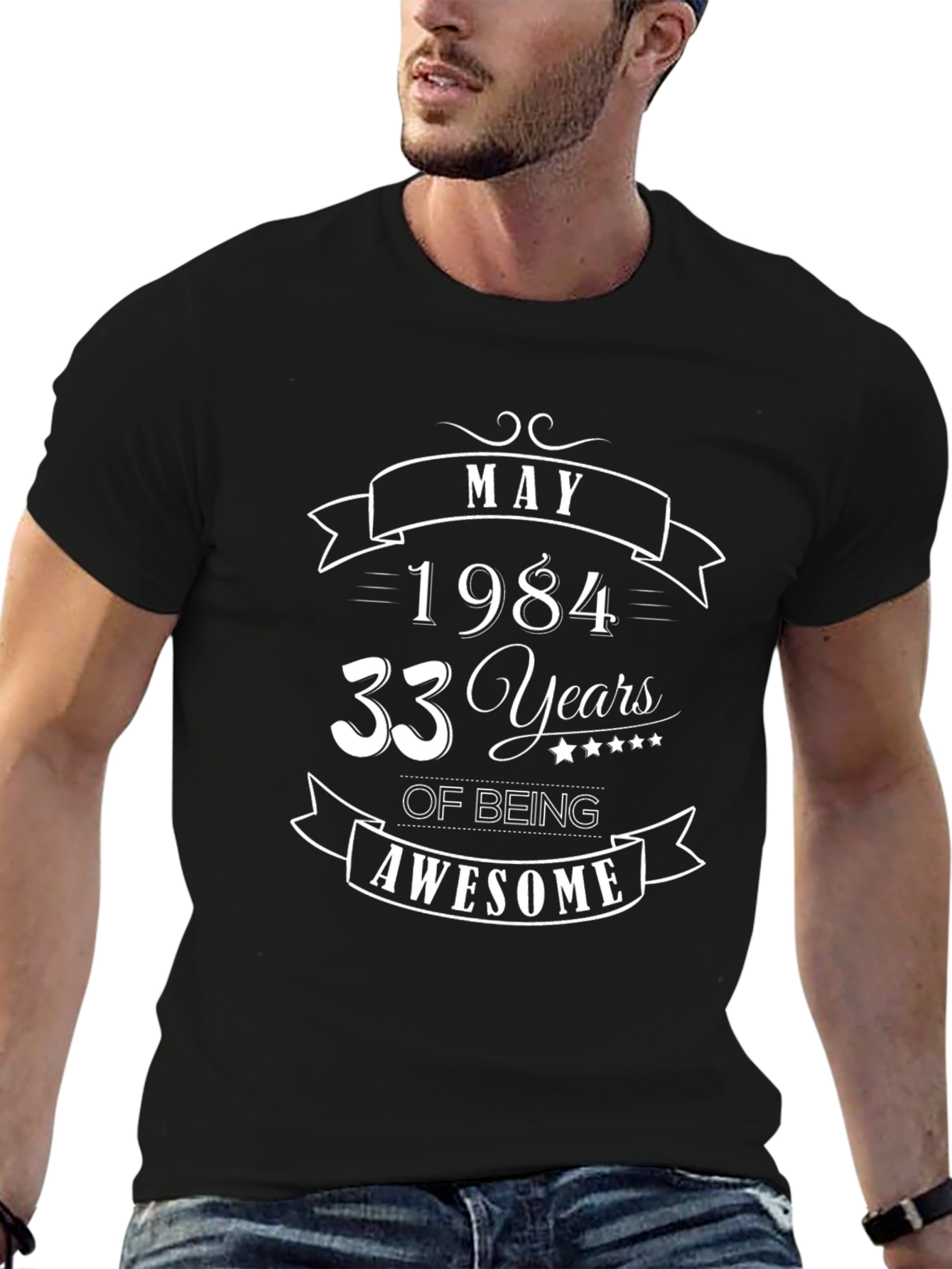 May 1984 33 Years Awesome Graphic T-Shirt