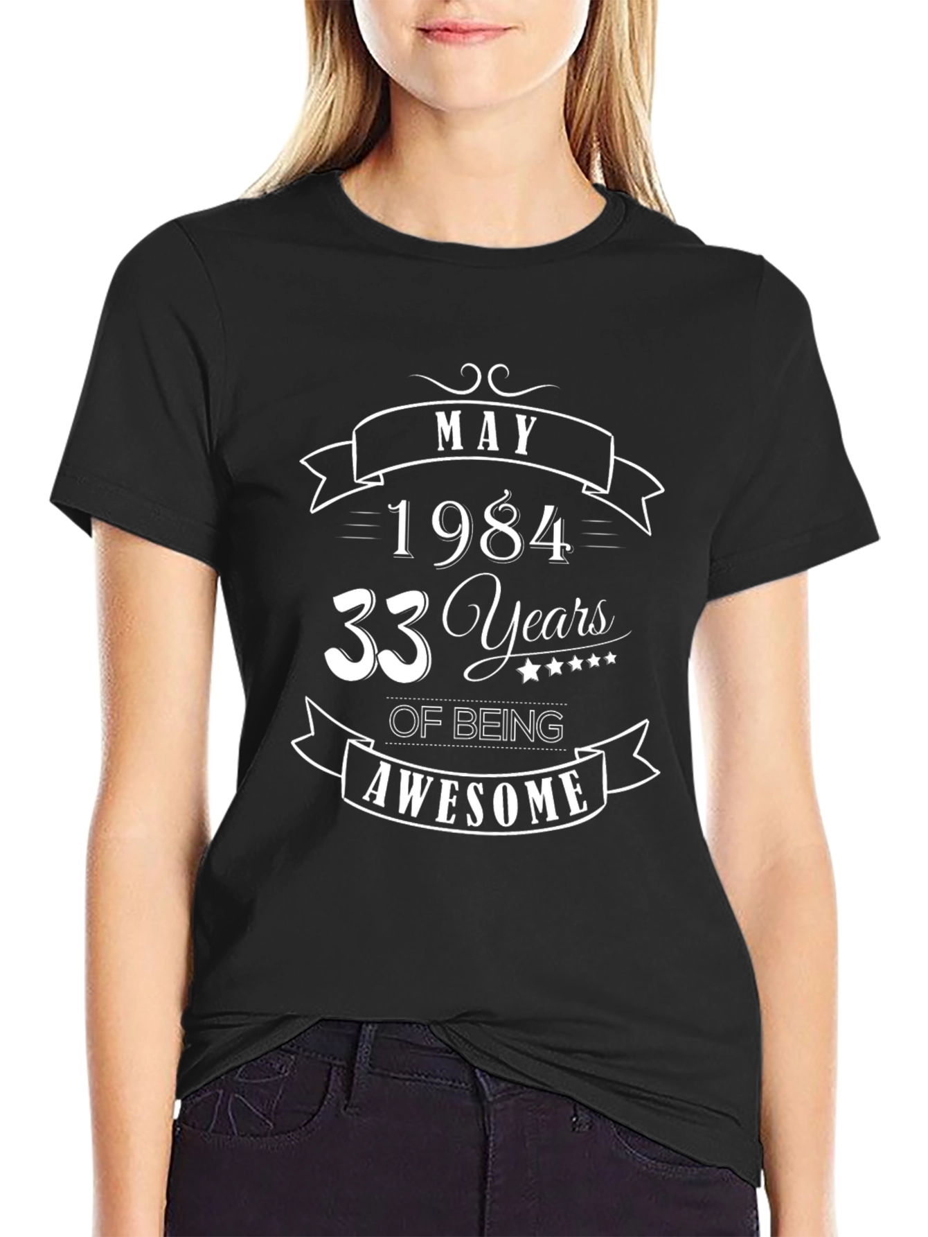 May 1984 33 Years Awesome Graphic T-Shirt