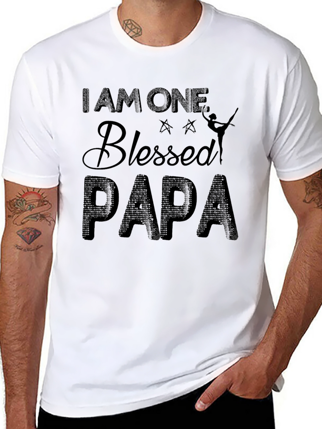 Blessed Papa T-Shirt - Dance Dad Tee