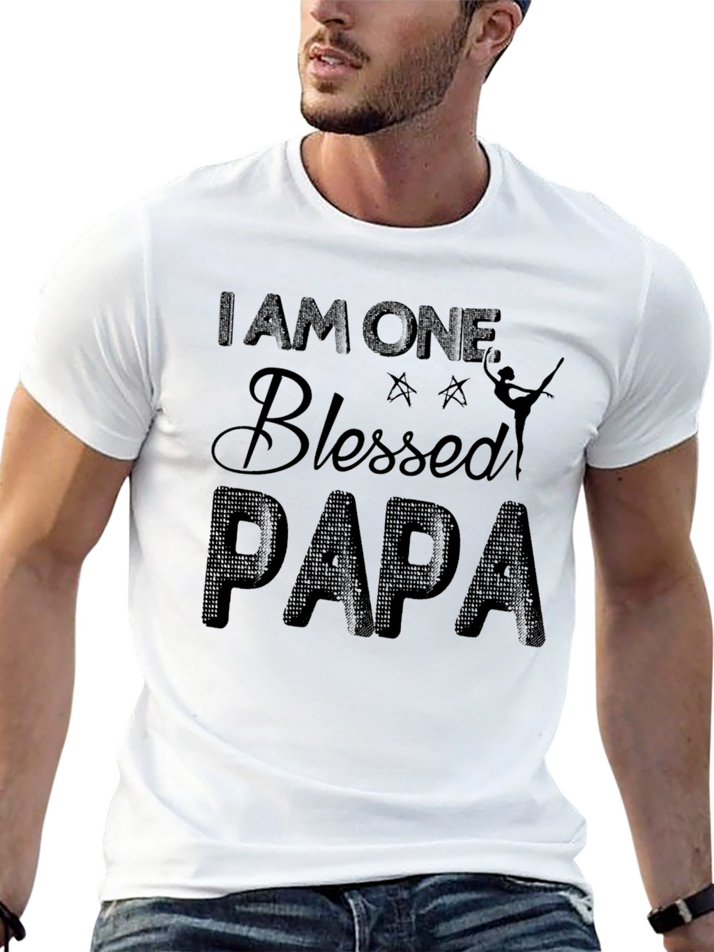 Blessed Papa T-Shirt - Dance Dad Tee
