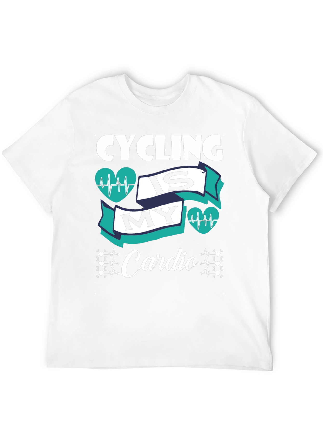 Cycling is My Cardio Graphic Tee - Biking Enthusiast Shirt