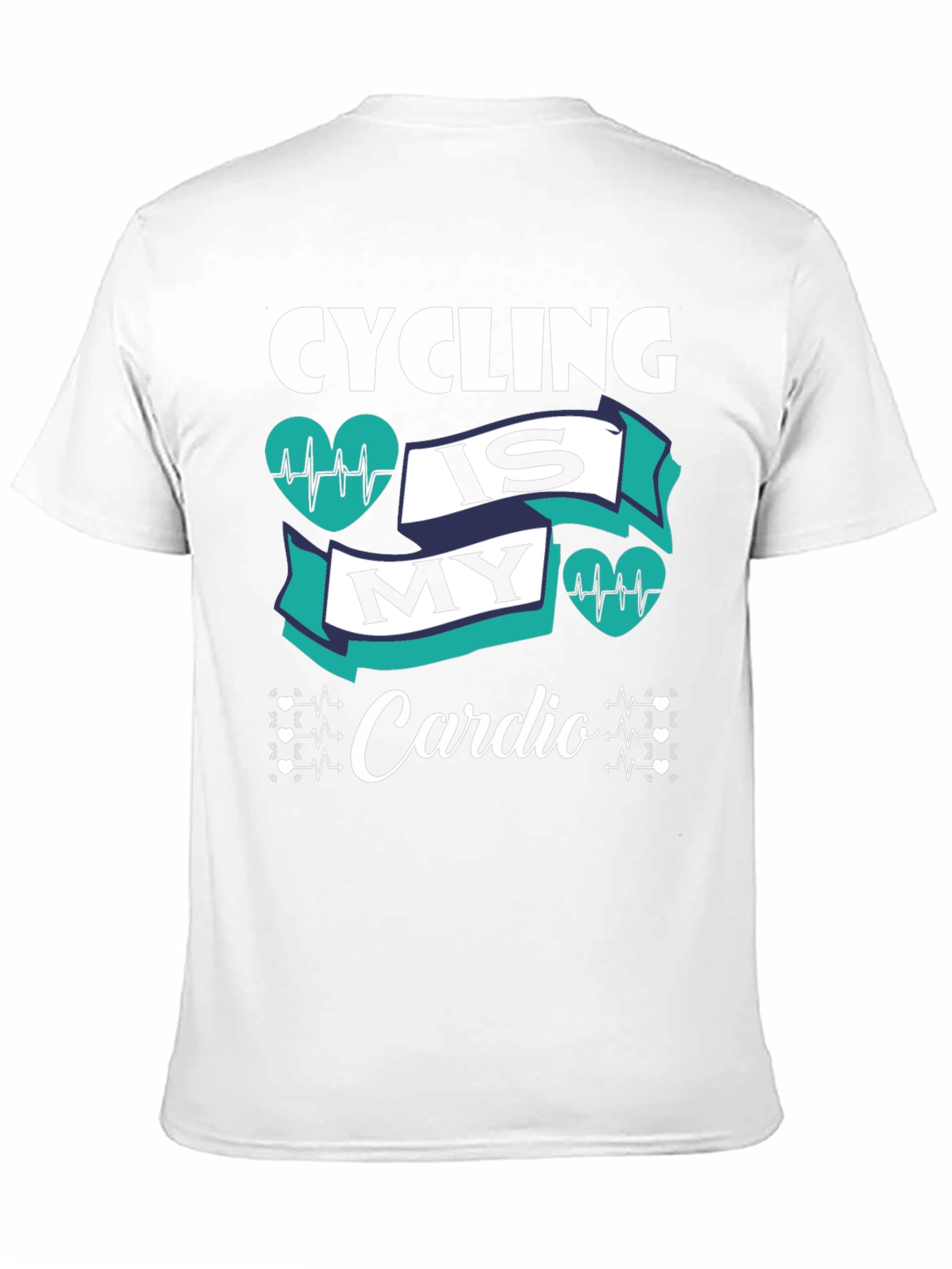 Cycling is My Cardio Graphic Tee - Biking Enthusiast Shirt