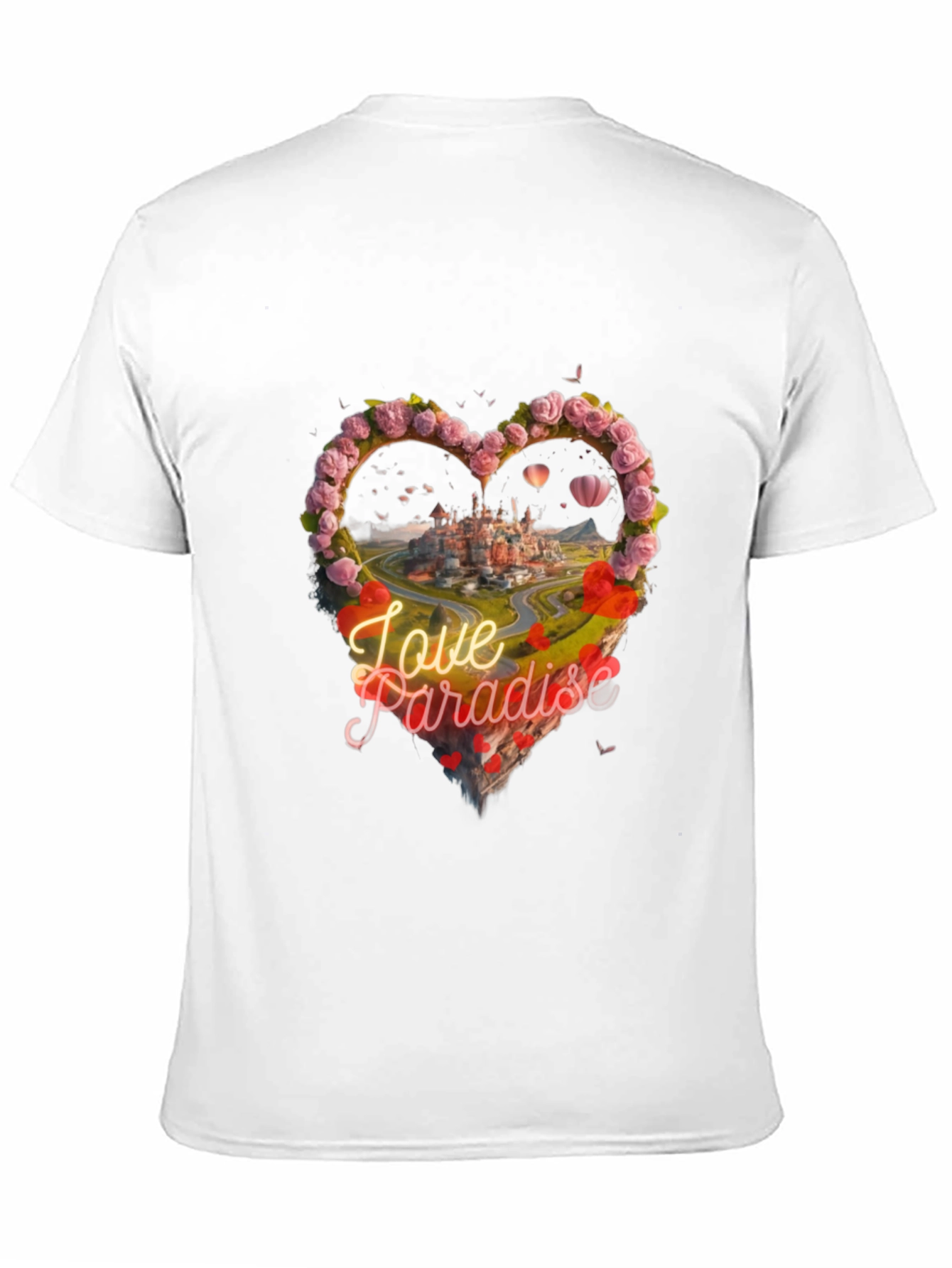Love Paradise Heart Graphic T-Shirt