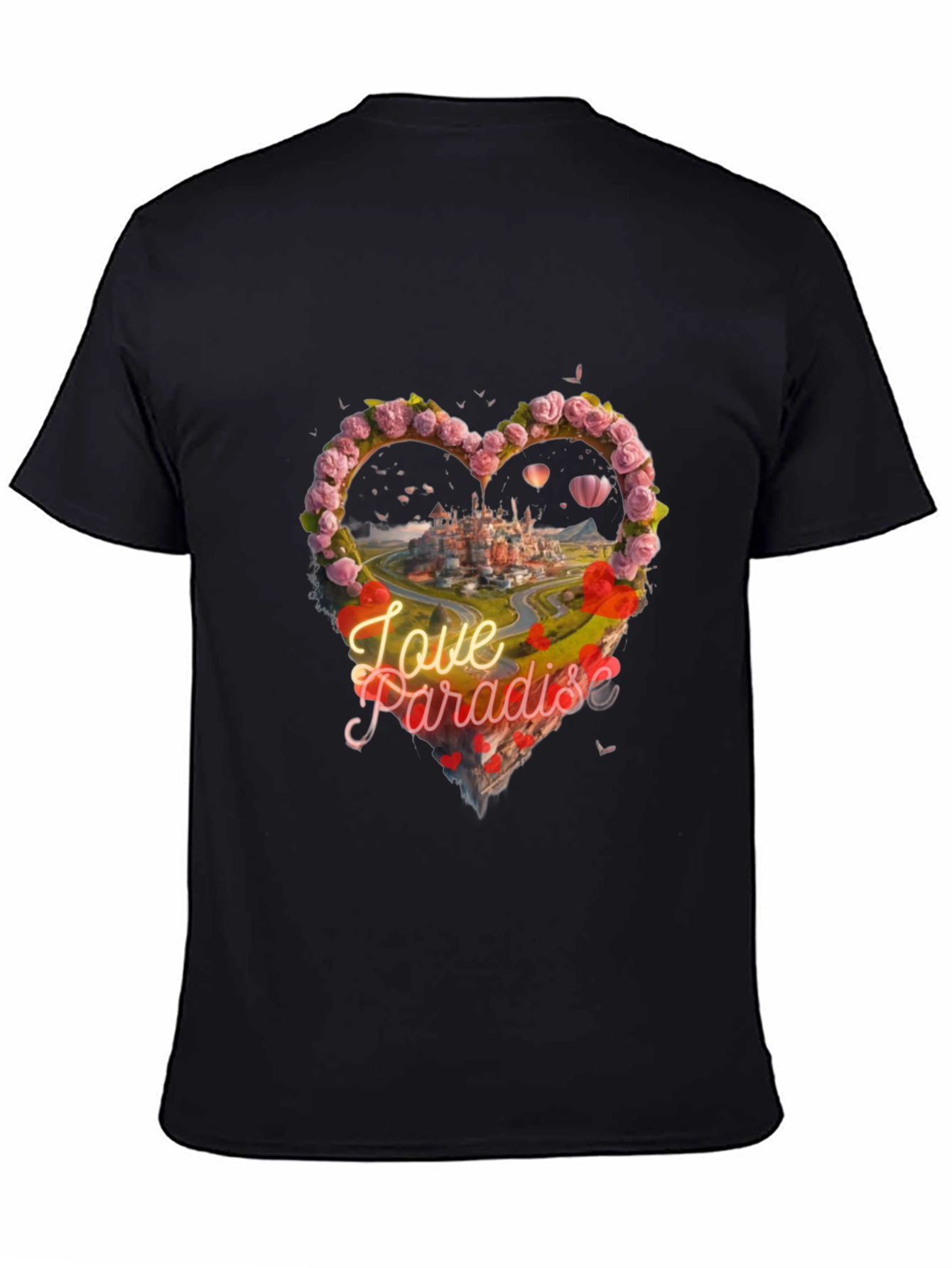 Love Paradise Heart Graphic T-Shirt