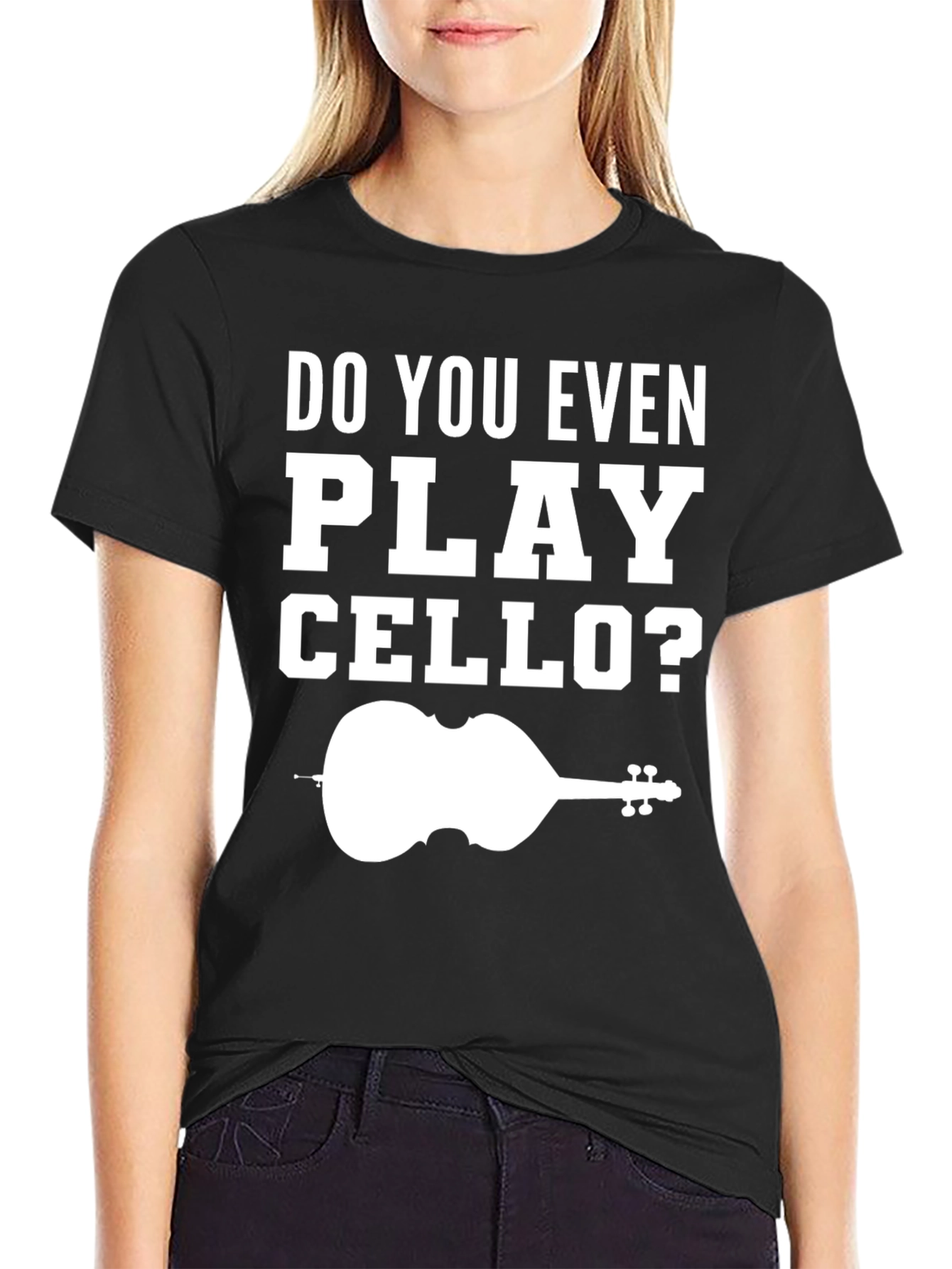 Do You Even Play Cello T-Shirt Music Lover Tee