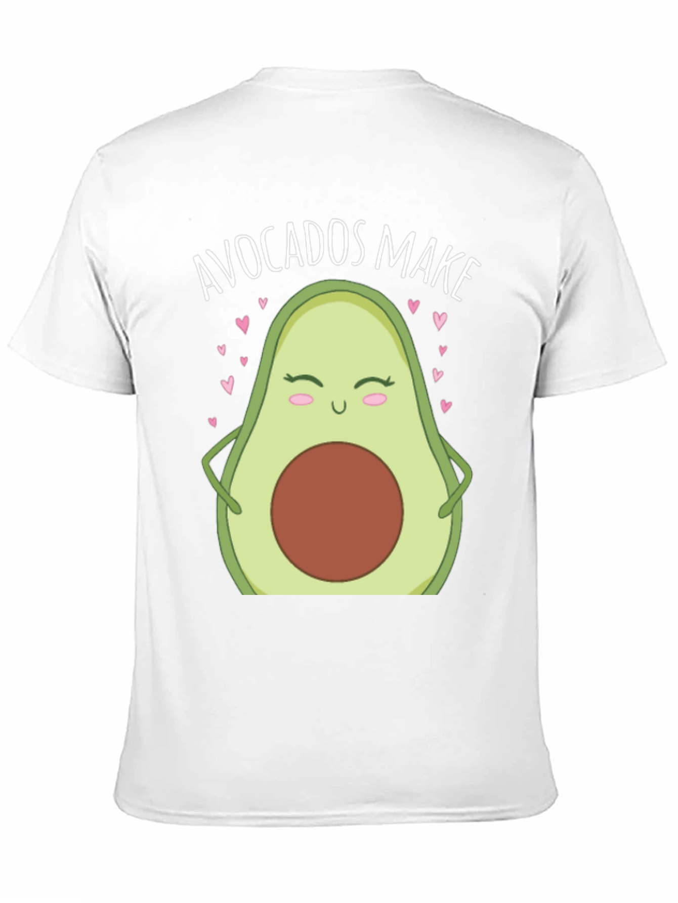 Avocados Make Me Happy T-Shirt Cute Avocado Lover Tee