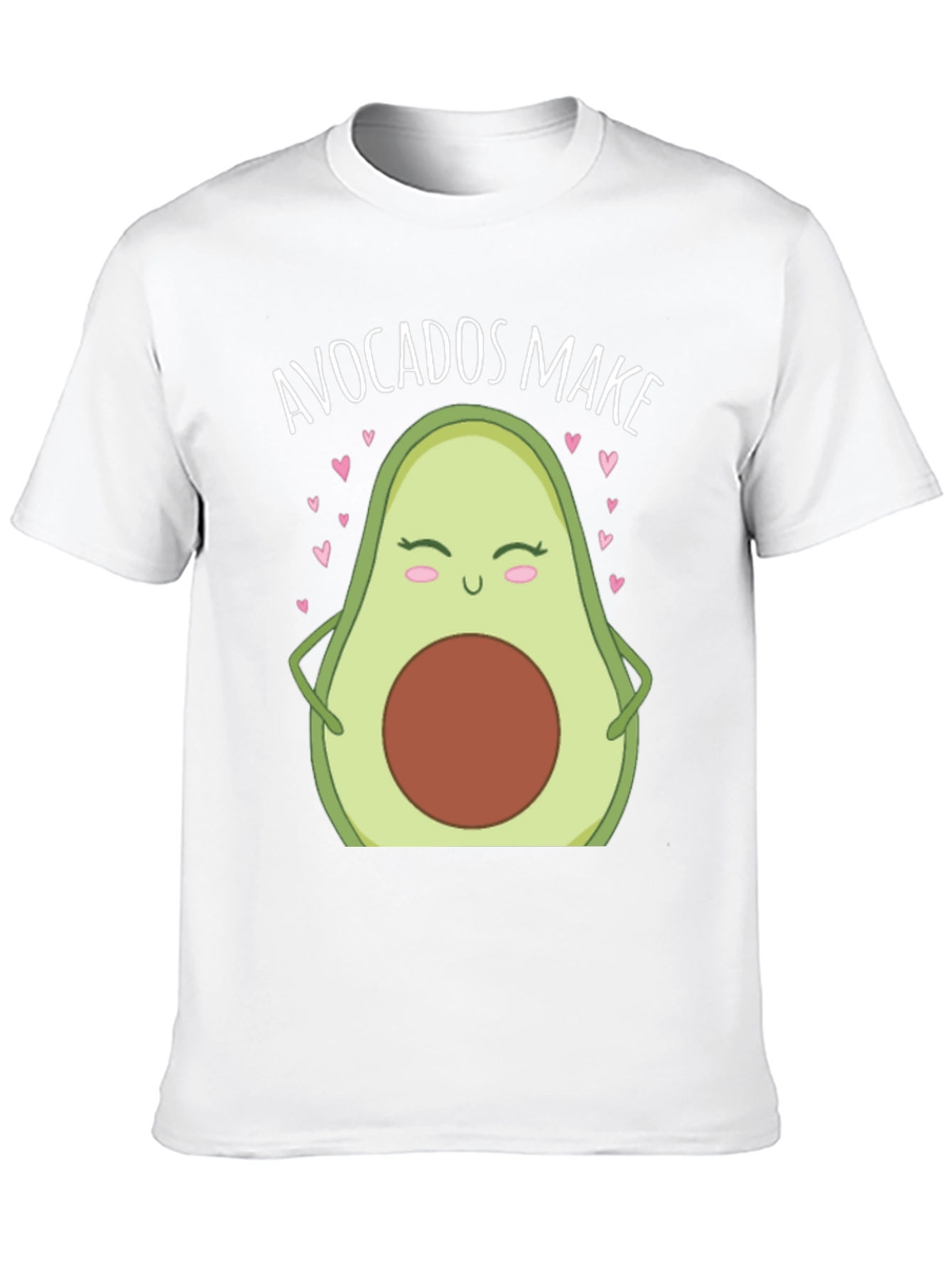 Avocados Make Me Happy T-Shirt Cute Avocado Lover Tee