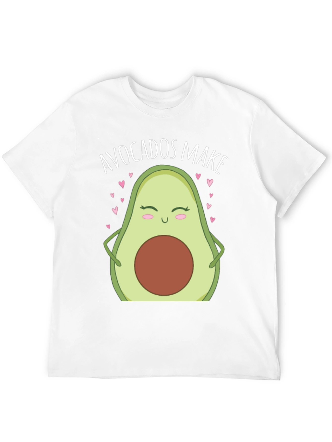 Avocados Make Me Happy T-Shirt Cute Avocado Lover Tee