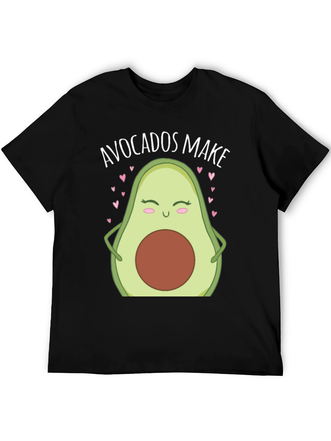 Avocados Make Me Happy T-Shirt Cute Avocado Lover Tee