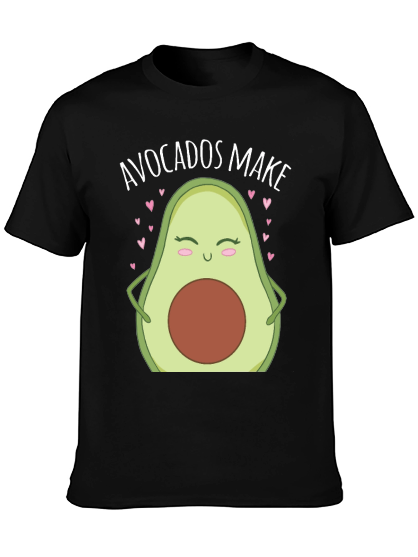Avocados Make Me Happy T-Shirt Cute Avocado Lover Tee