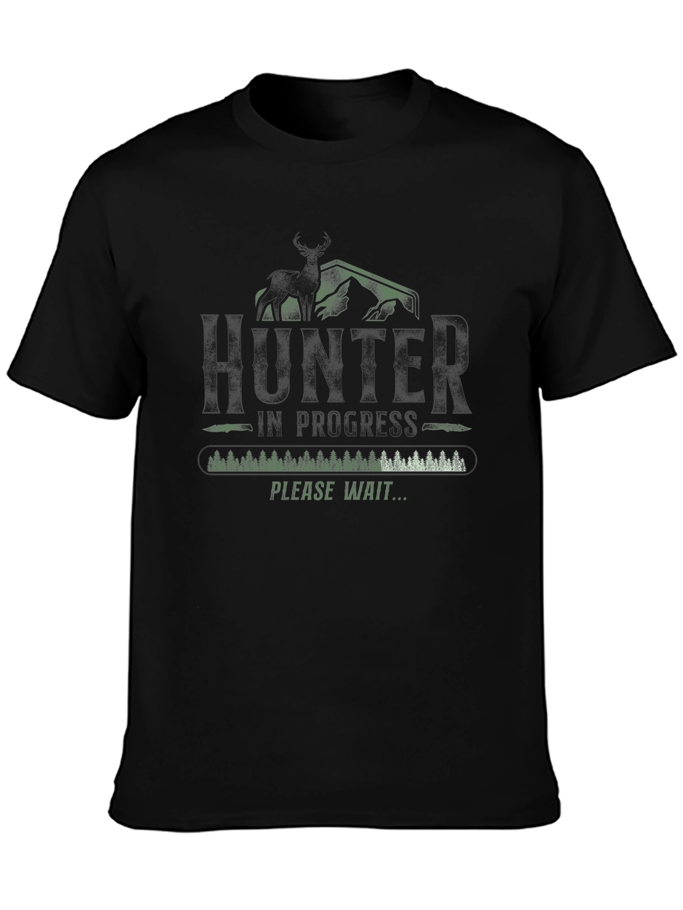Loading Bear Graphic Tee - Black