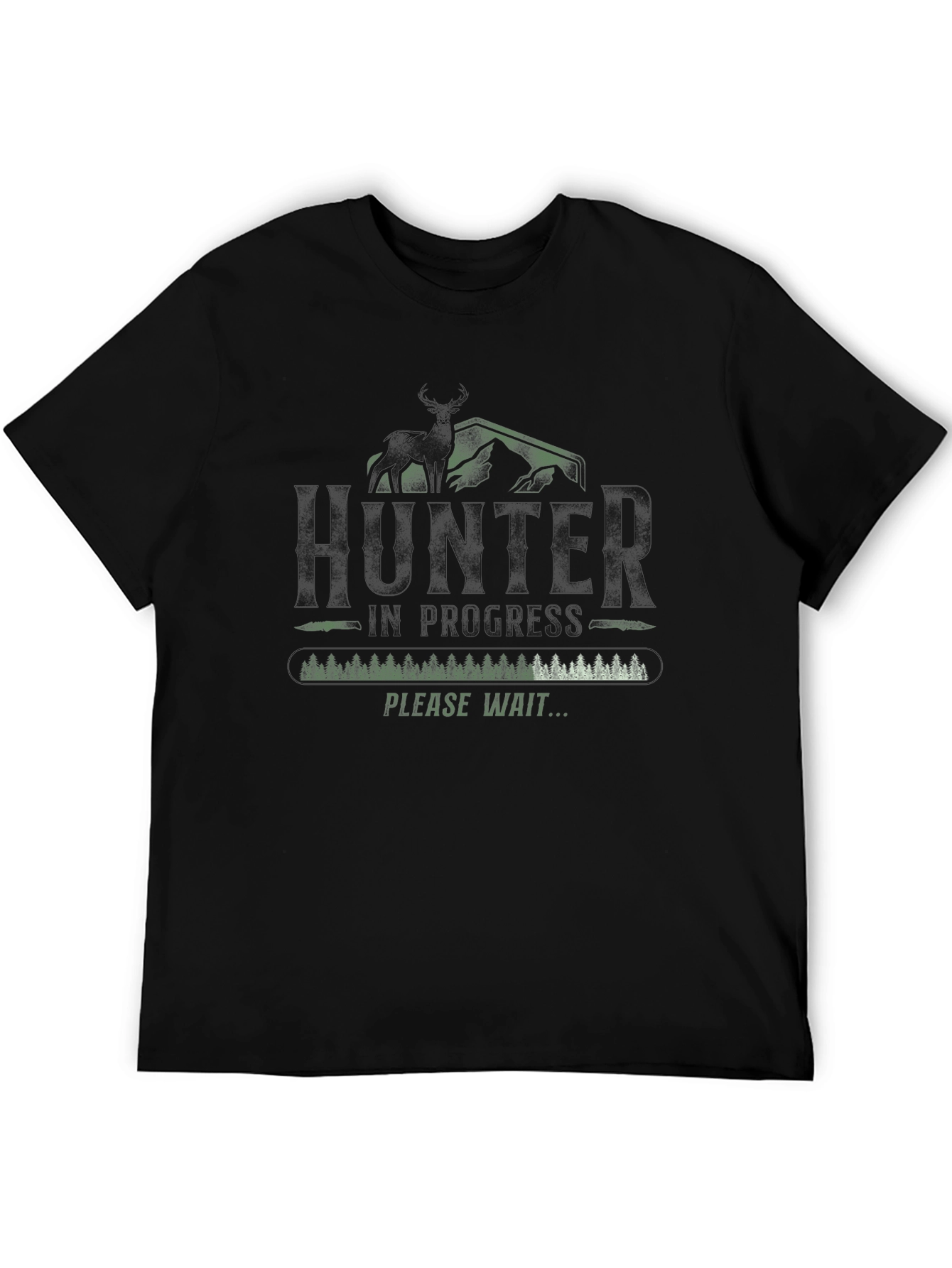 Loading Bear Graphic Tee - Black