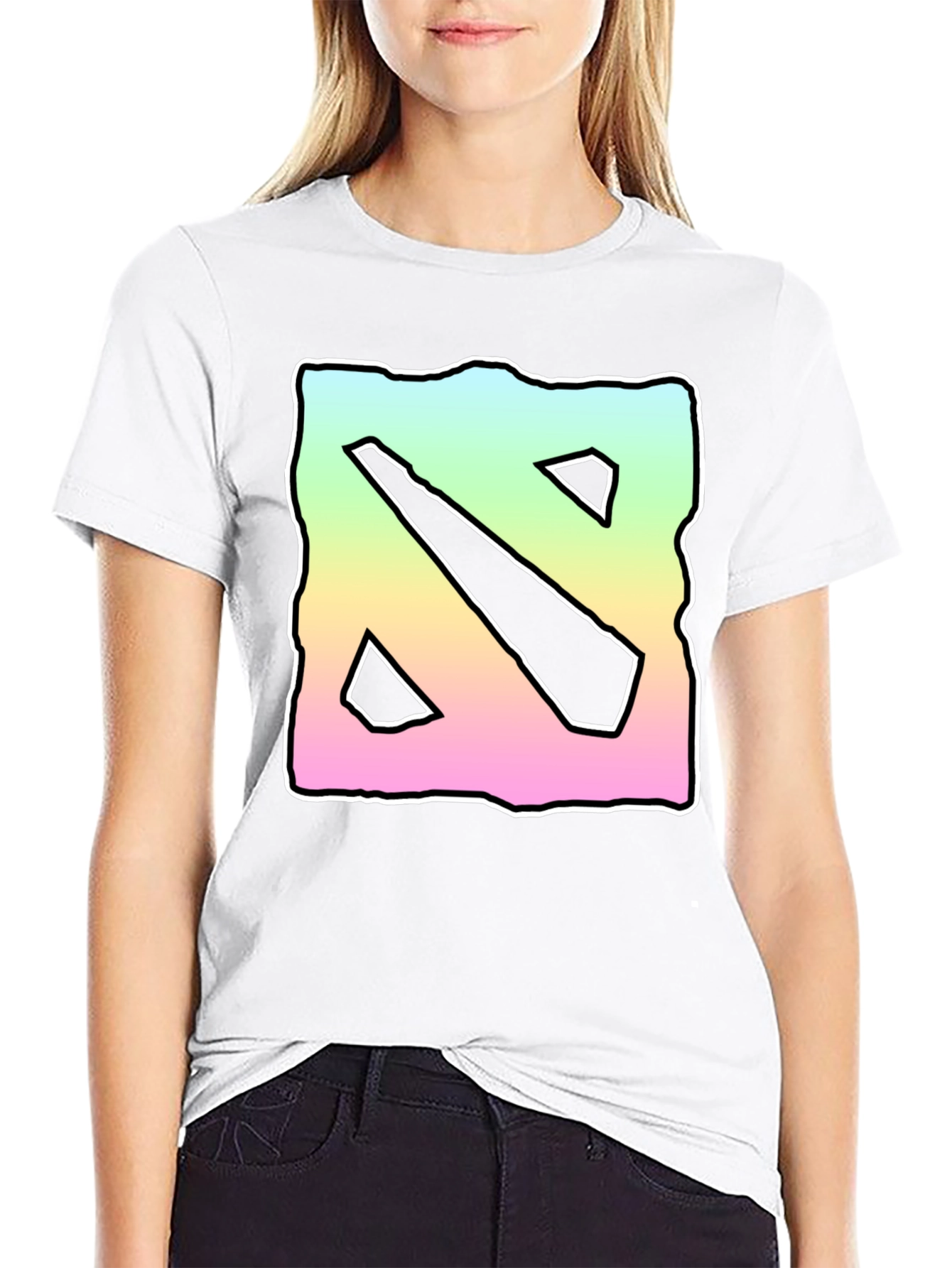 Dota 2 Logo T-Shirt - Colorful Gaming Apparel