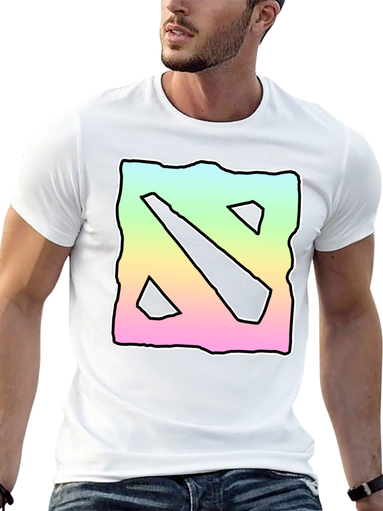Dota 2 Logo T-Shirt - Colorful Gaming Apparel