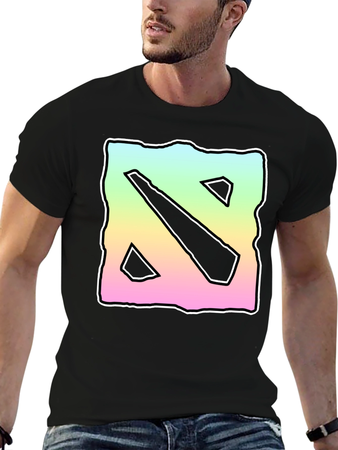 Dota 2 Logo T-Shirt - Colorful Gaming Apparel