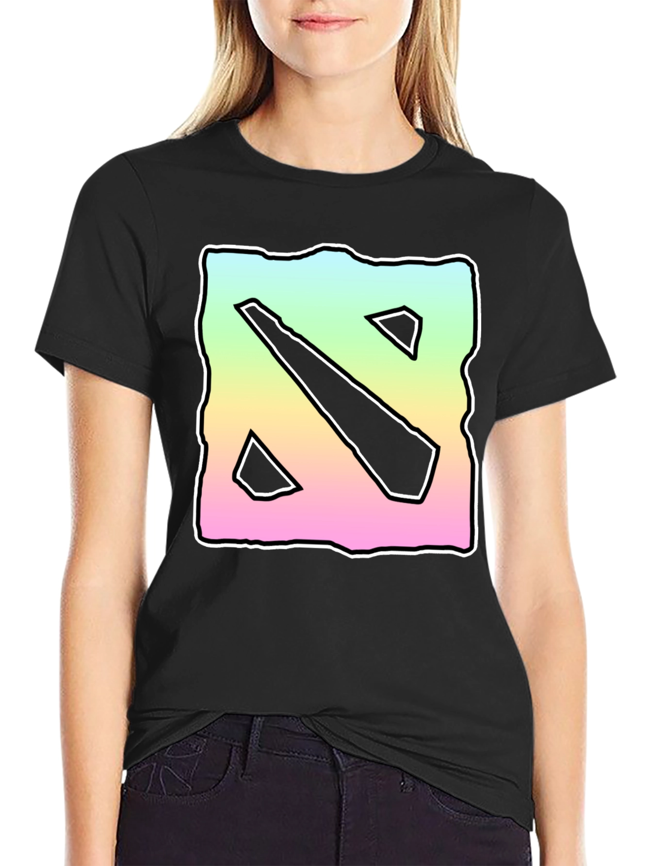 Dota 2 Logo T-Shirt - Colorful Gaming Apparel