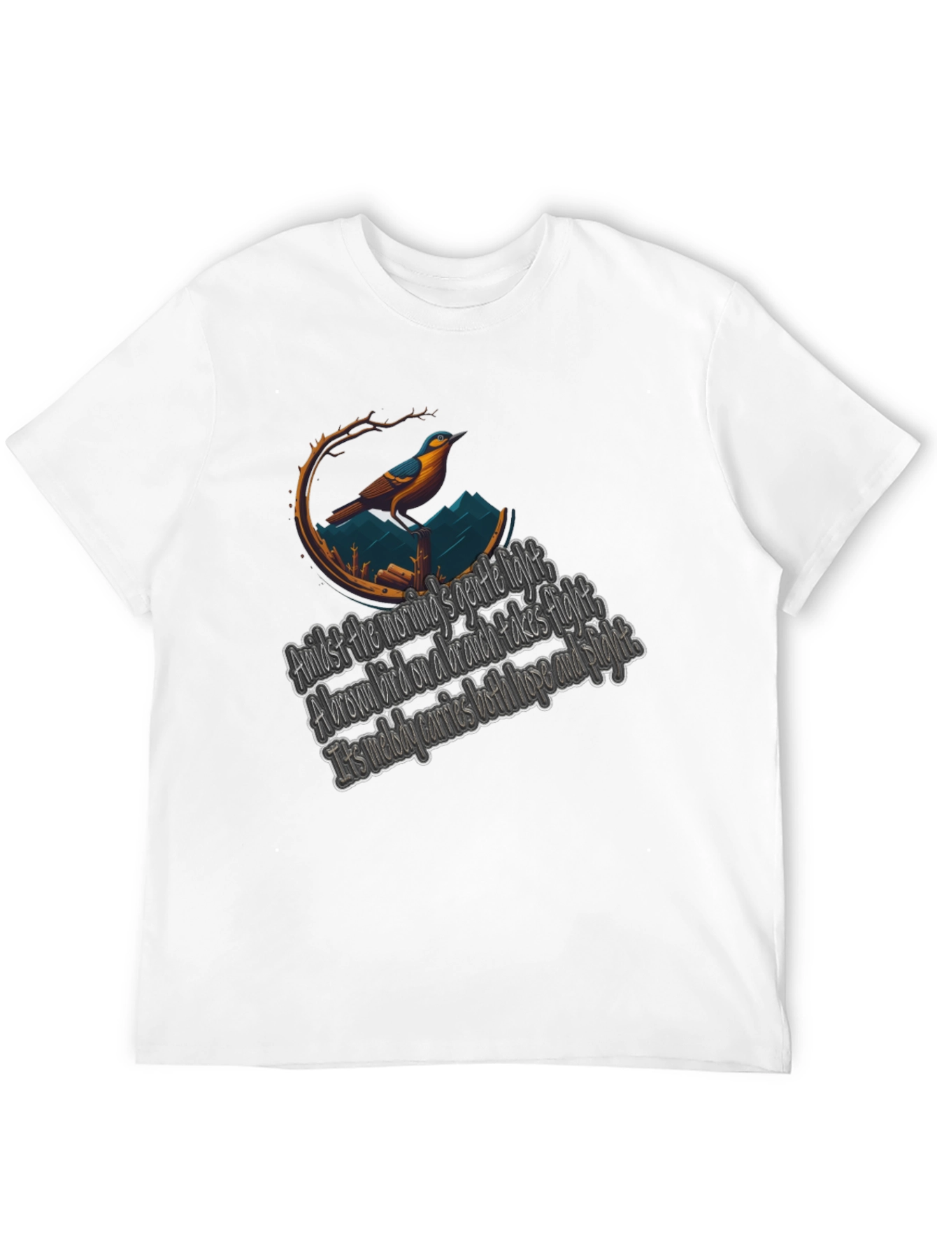 Bird & Poem Graphic Tee