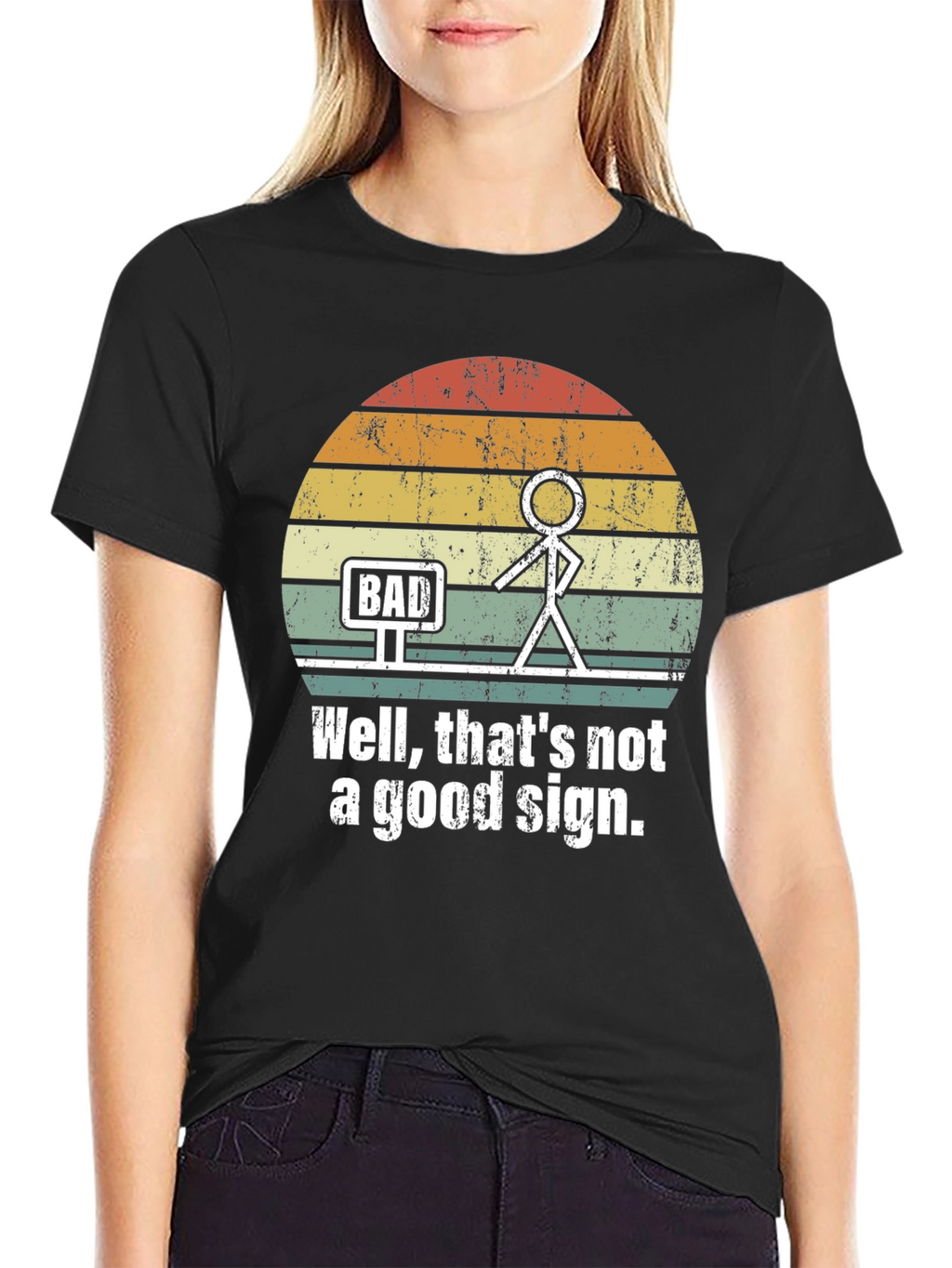 Bad Sign T-Shirt - Funny Graphic Tee
