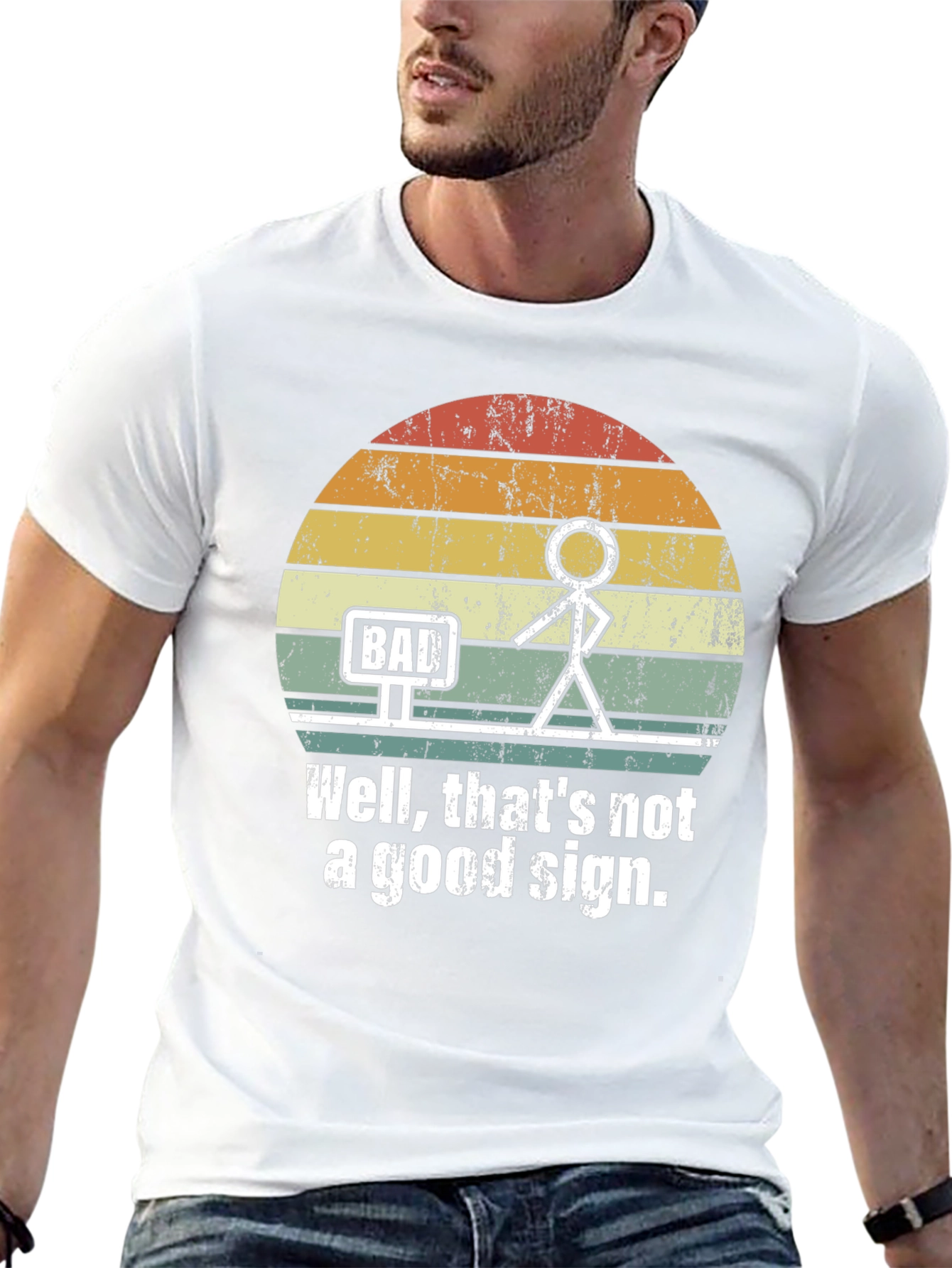 Bad Sign T-Shirt - Funny Graphic Tee