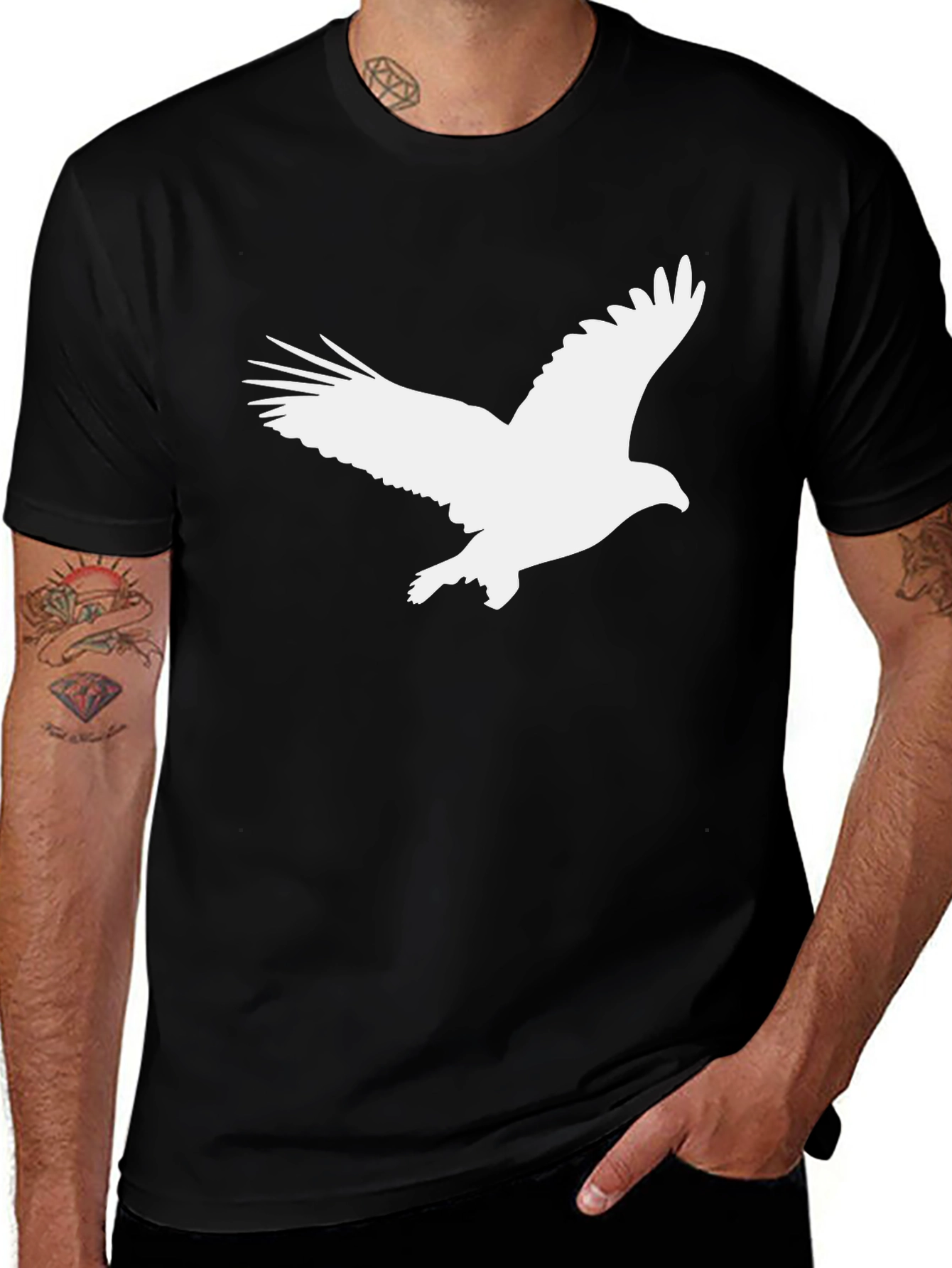 Eagle Graphic T-Shirt - Bold Bird Print Tee