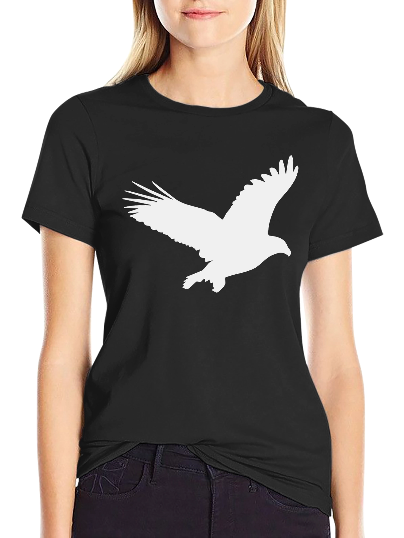 Eagle Graphic T-Shirt - Bold Bird Print Tee