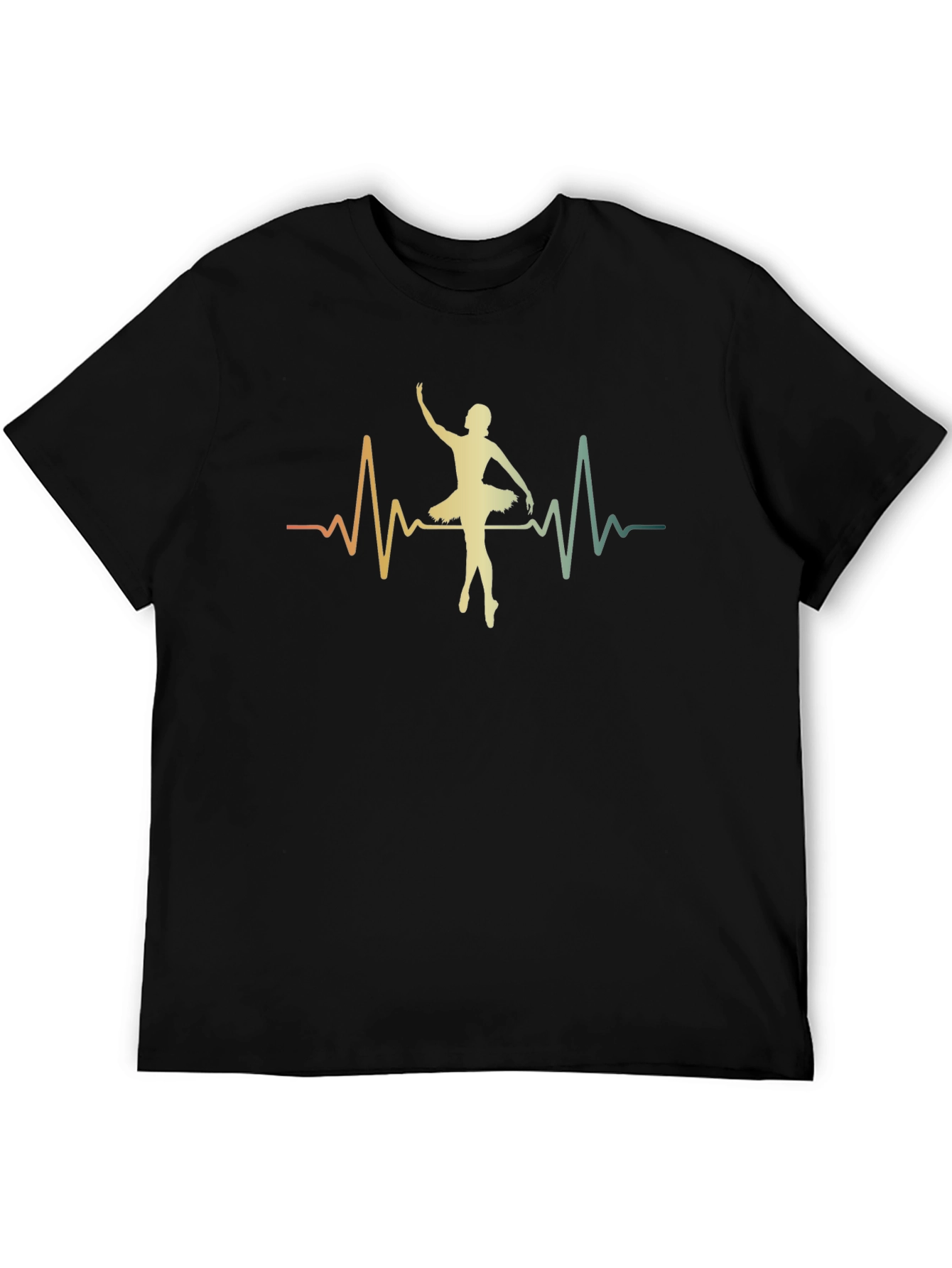 Ballet Heartbeat Graphic Tee - Dancer Shirt
