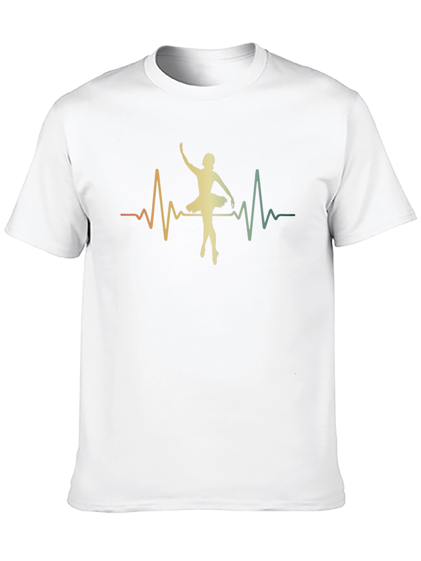 Ballet Heartbeat Graphic Tee - Dancer Shirt