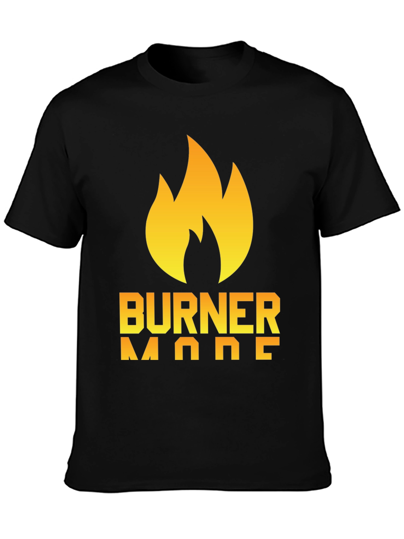 Burner Mode T-Shirt - Flame Graphic Tee