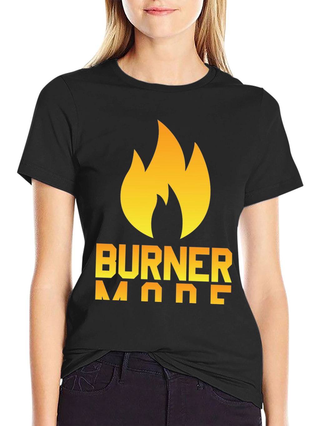 Burner Mode T-Shirt - Flame Graphic Tee