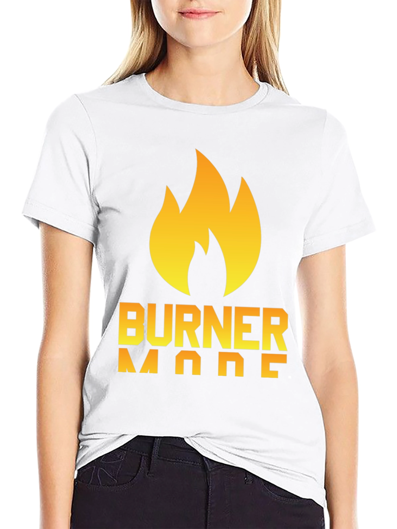 Burner Mode T-Shirt - Flame Graphic Tee