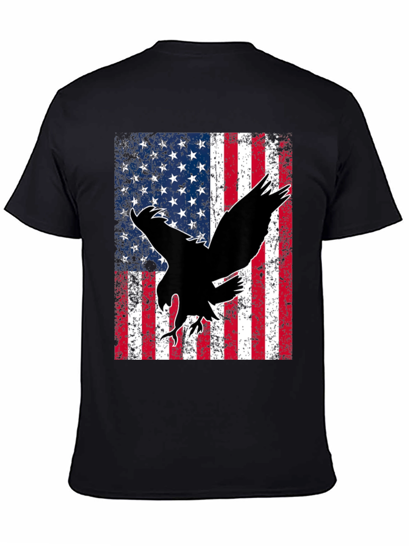 American Flag Eagle Graphic Tee