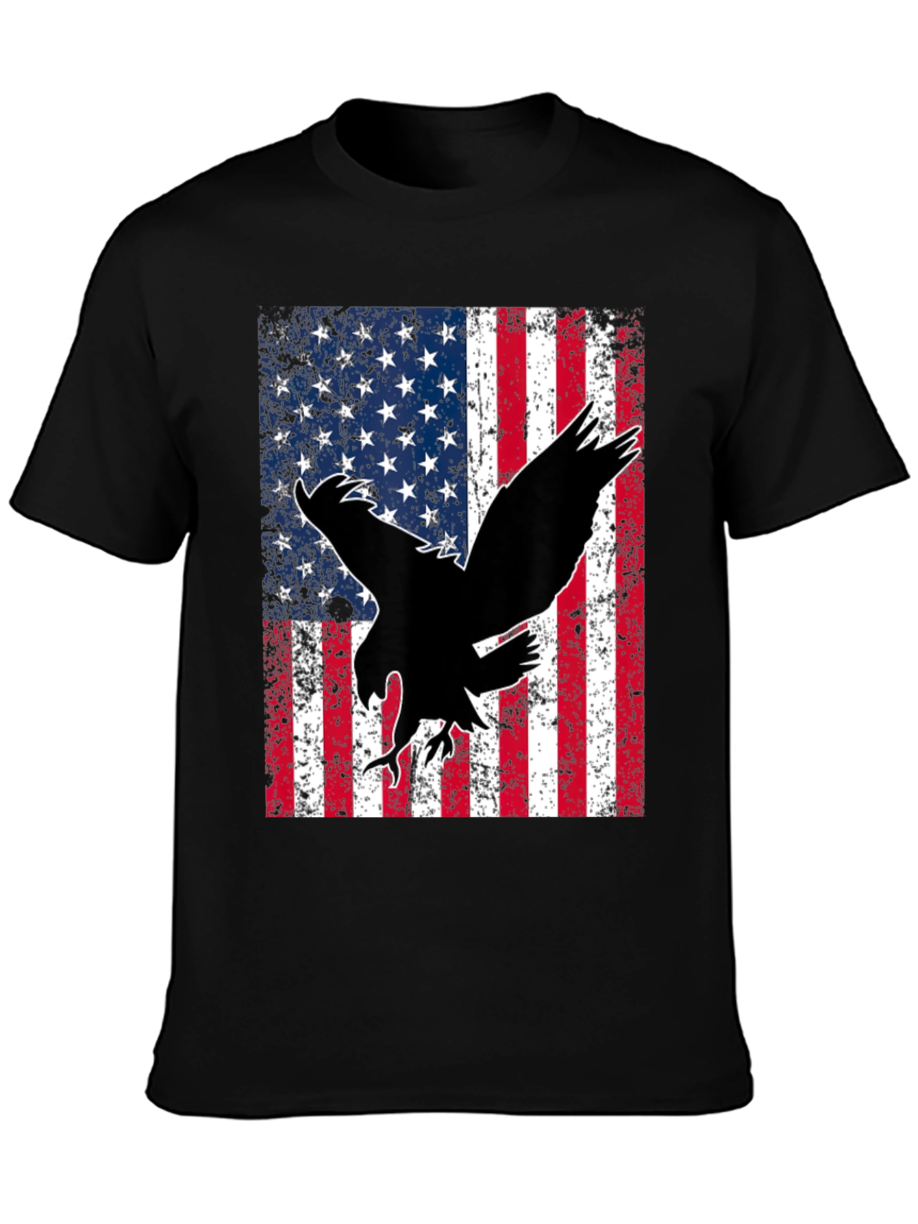 American Flag Eagle Graphic Tee